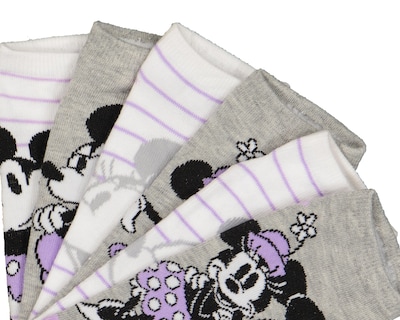 Foto 2 | Calcetas Cortas Disney Minnie Mouse para Mujer 6 Pares