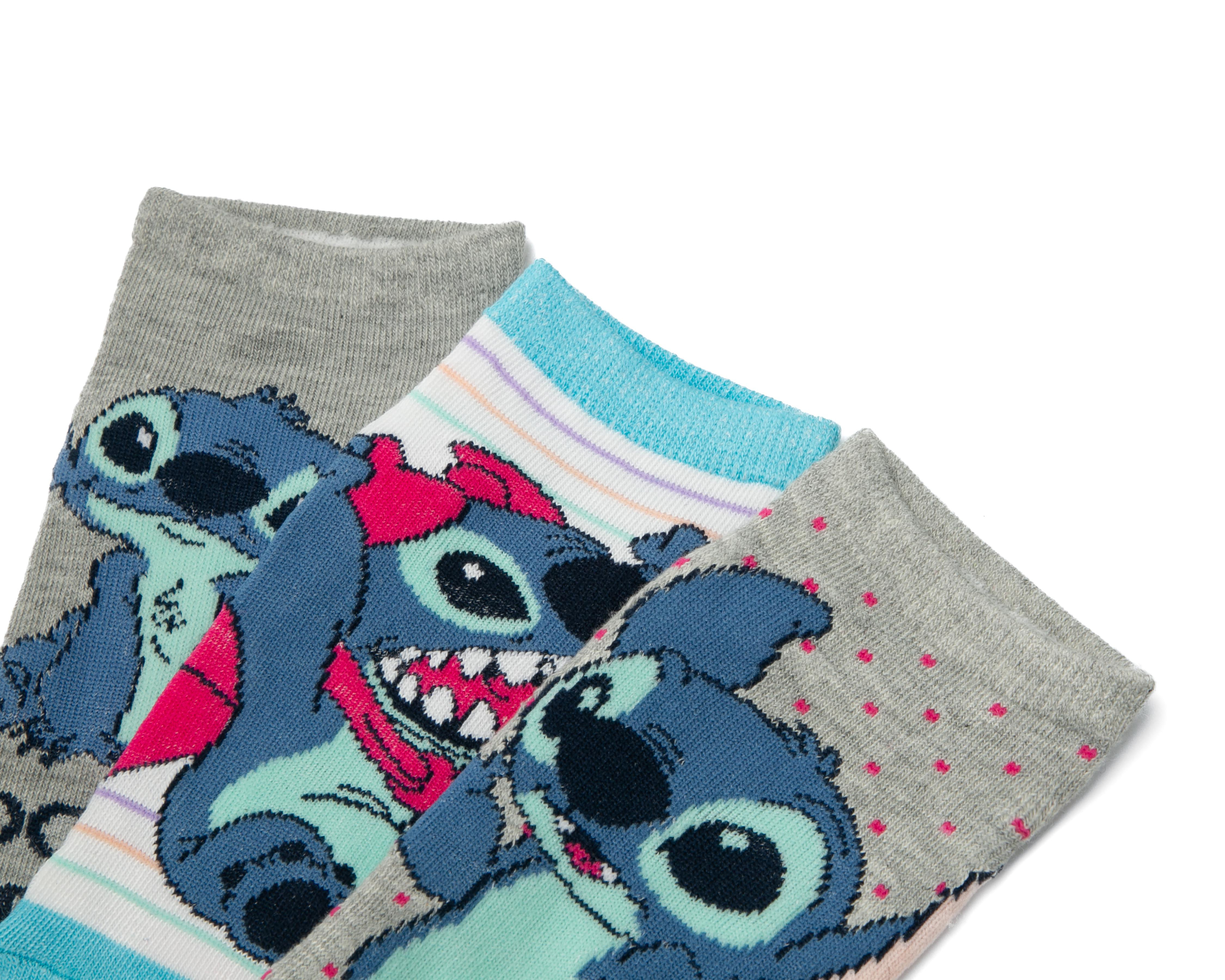Foto 2 | Calcetas Disney Lilo & Stitch para Mujer 6 Pares