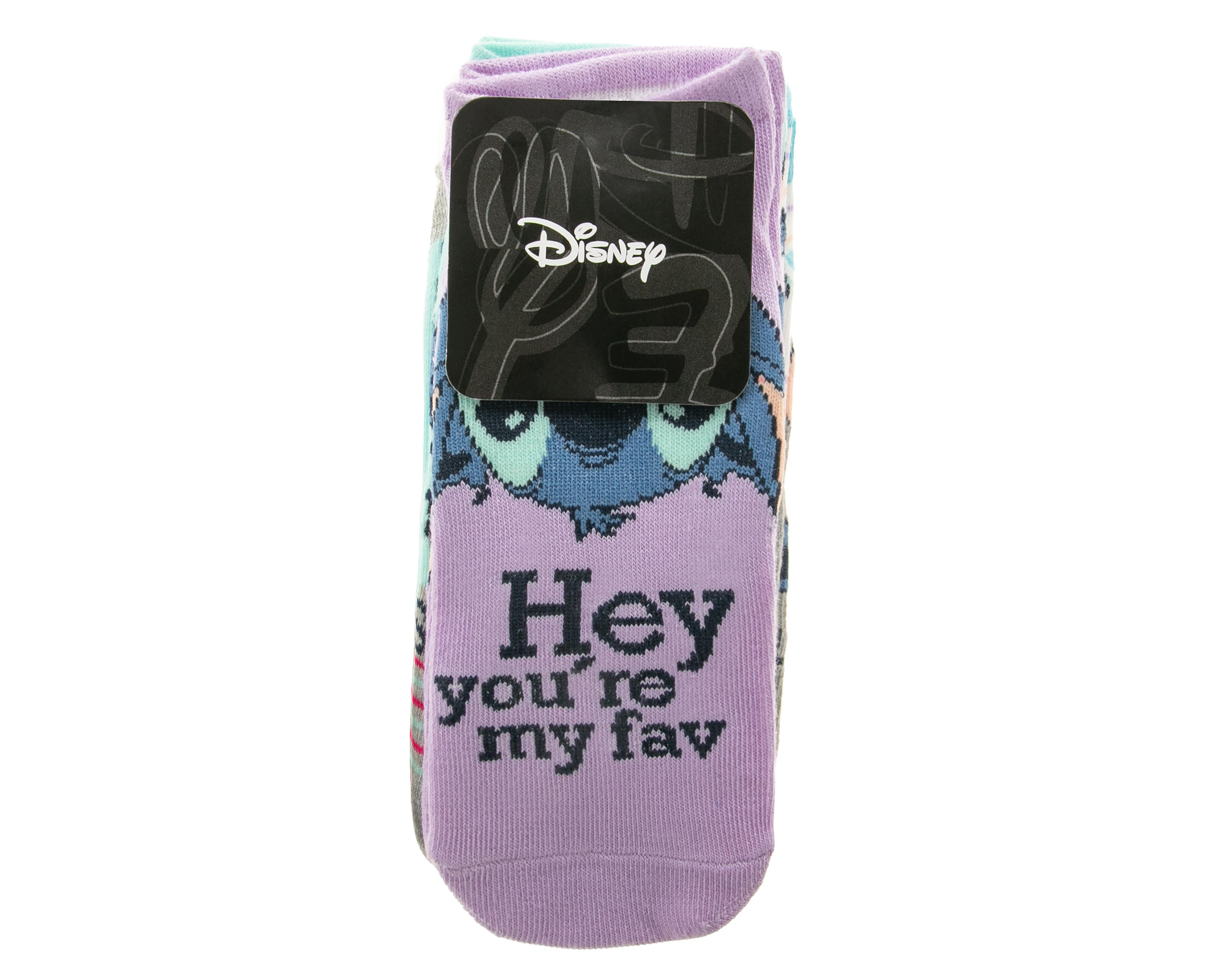 Foto 3 | Calcetas Disney Lilo & Stitch para Mujer 6 Pares