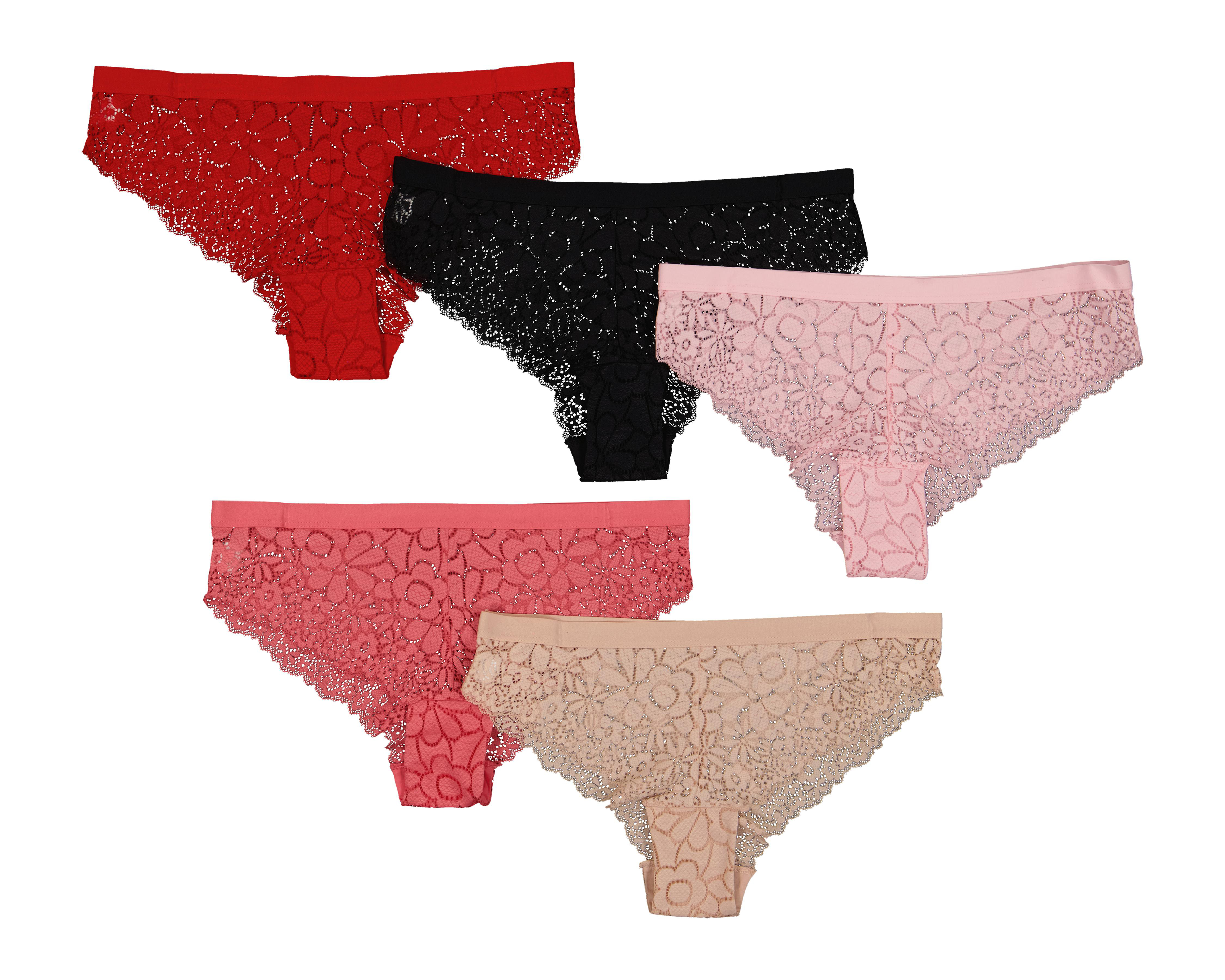 Bikini Eva tu Estilo Íntimo con Encaje para Mujer 5 Piezas