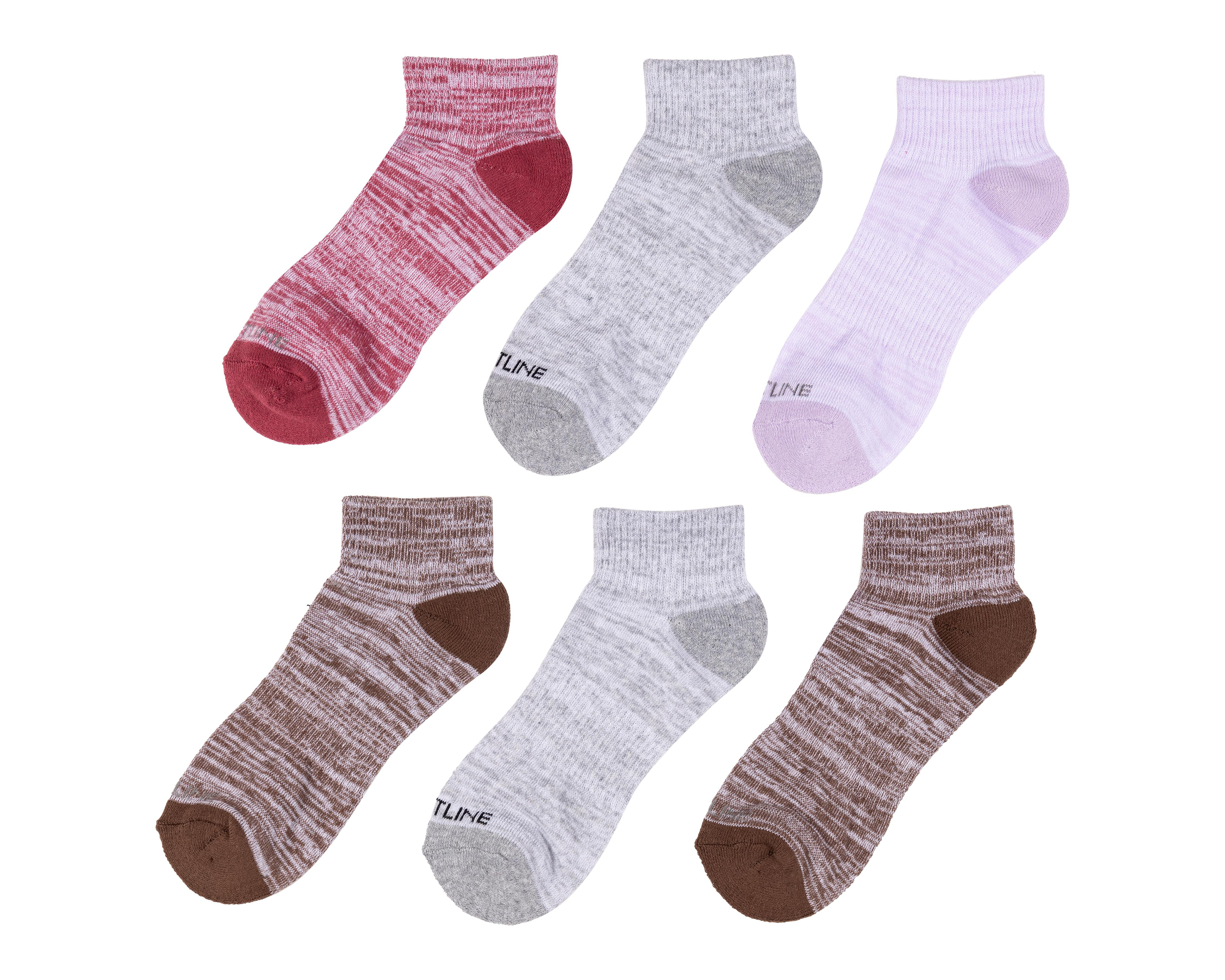 Foto 2 pulgar | Calcetas Deportivas Sportline para Mujer 6 Pares