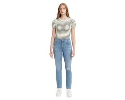 Foto 4 | Jeans Straight Levi's 724 para Mujer