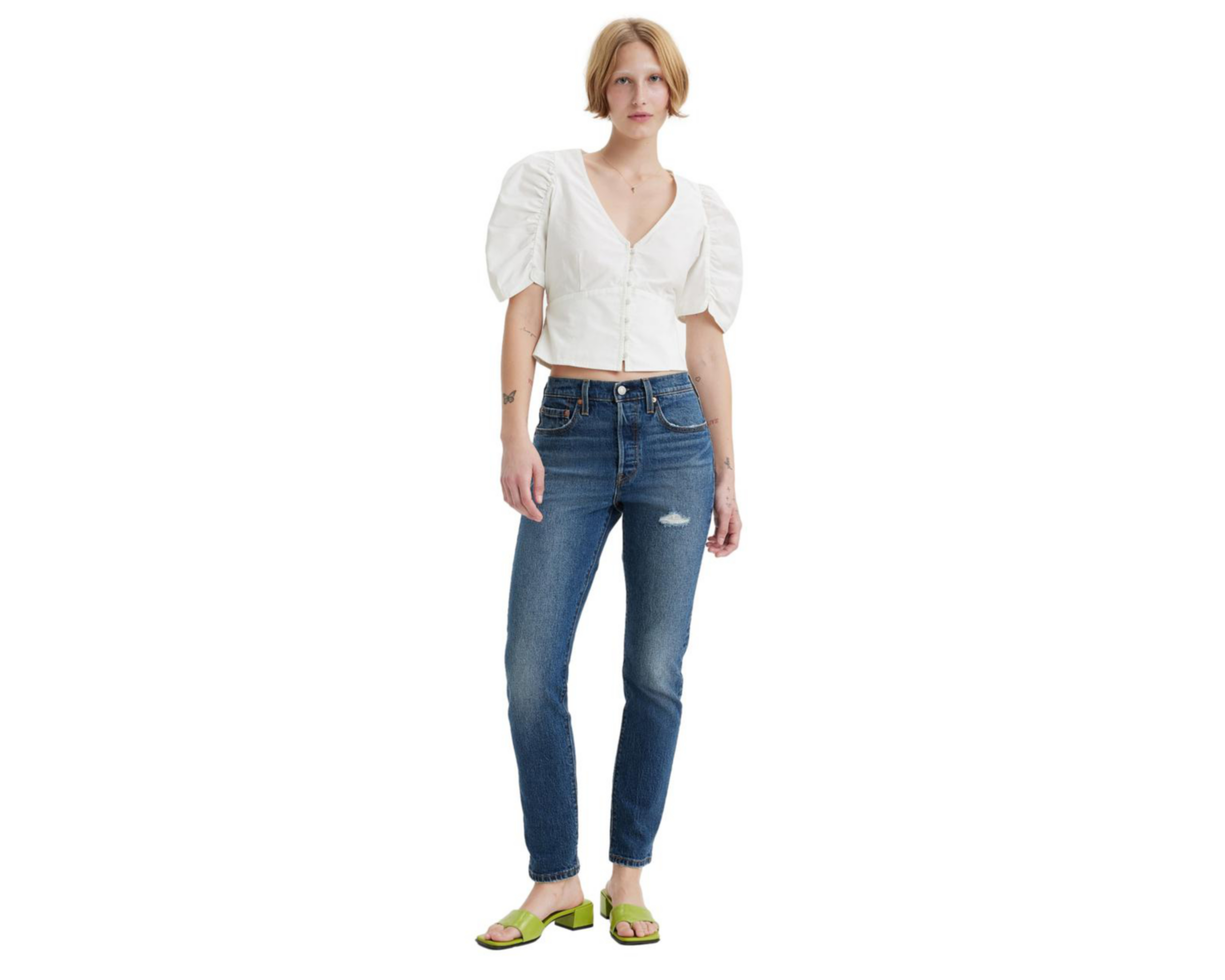 Foto 5 pulgar | Jeans Skinny Levi's 501 para Mujer