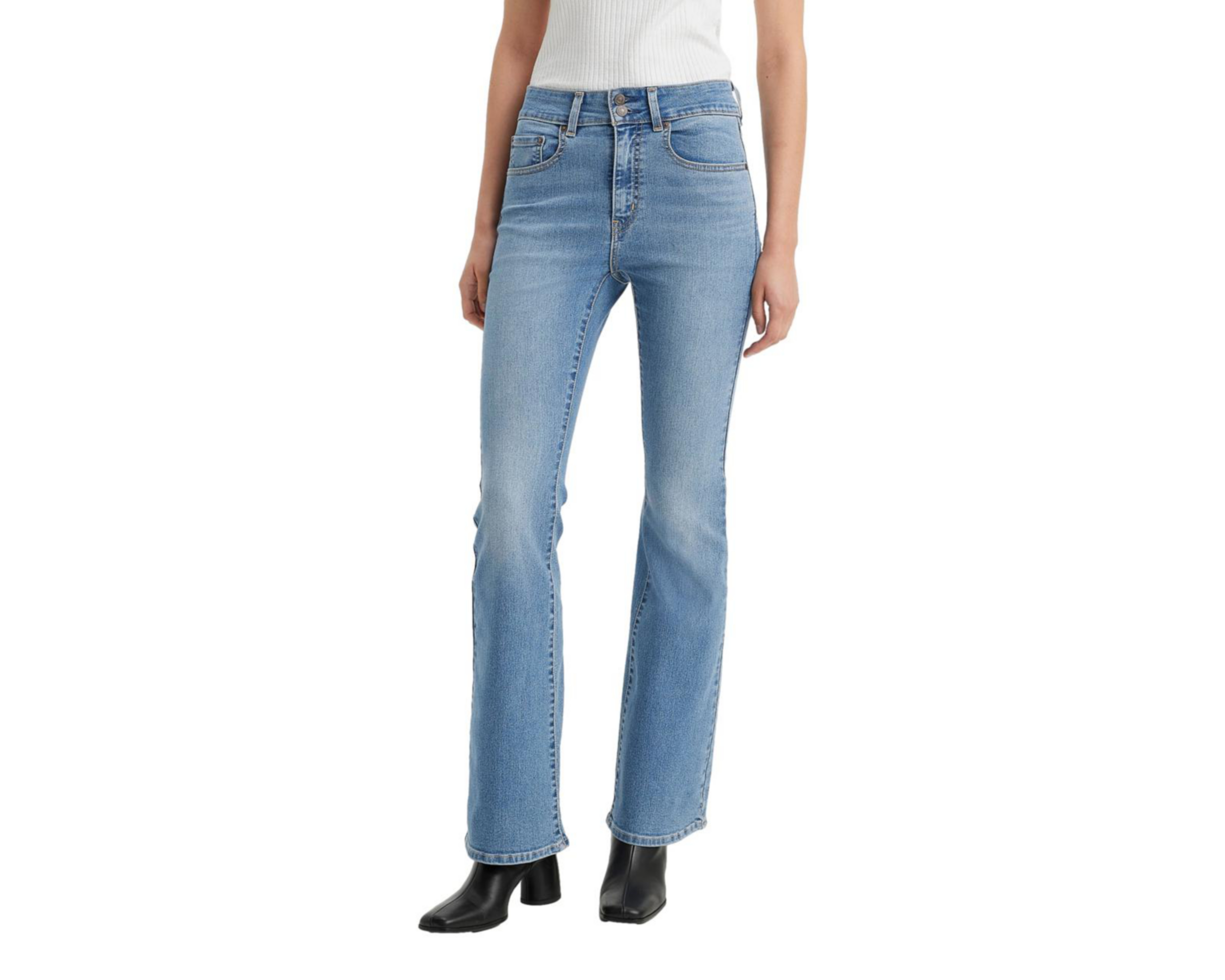 Jeans Levi's 726 Flare Deslavados $1,299