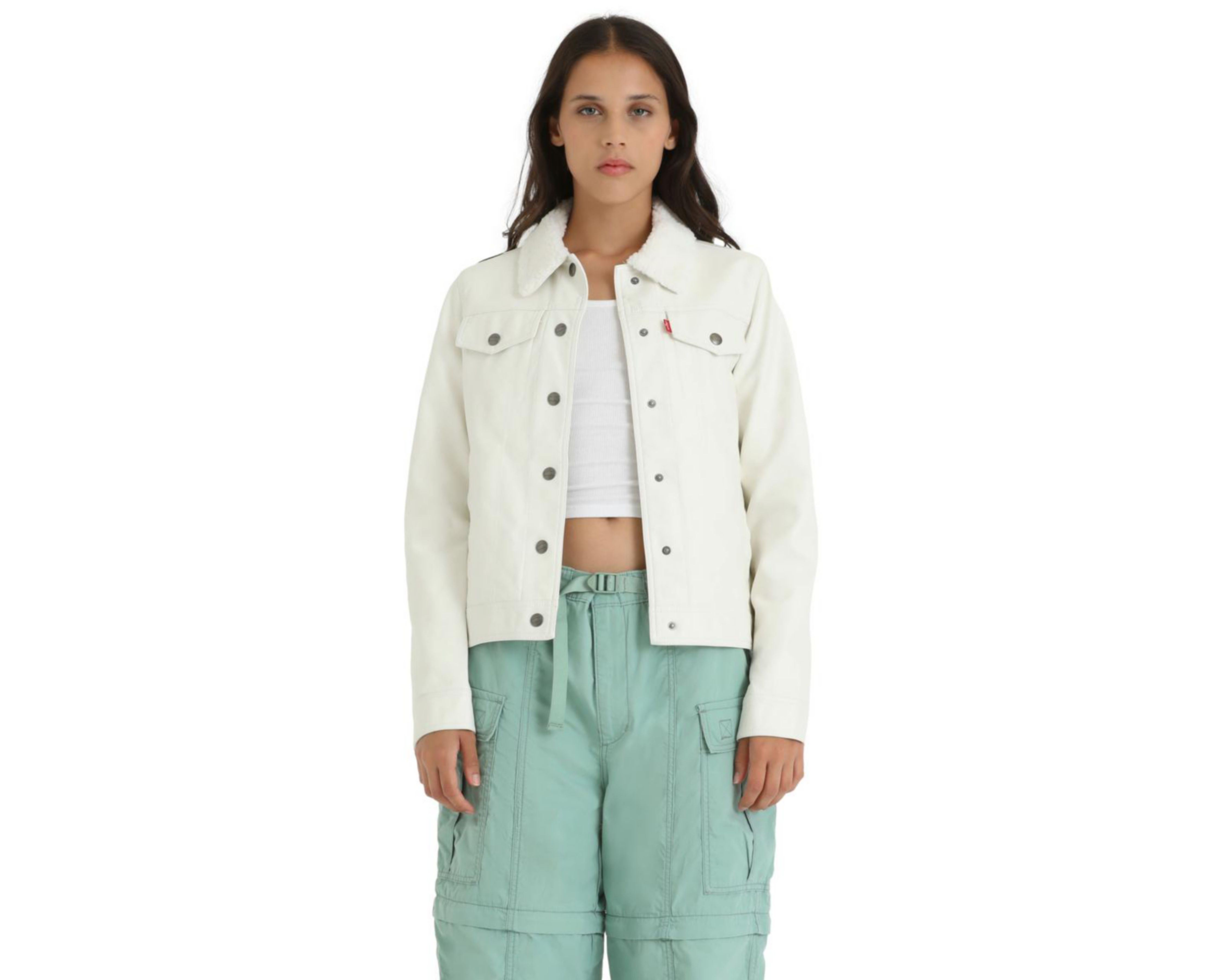 Foto 2 pulgar | Chamarra Levi's Trucker con Sherpa