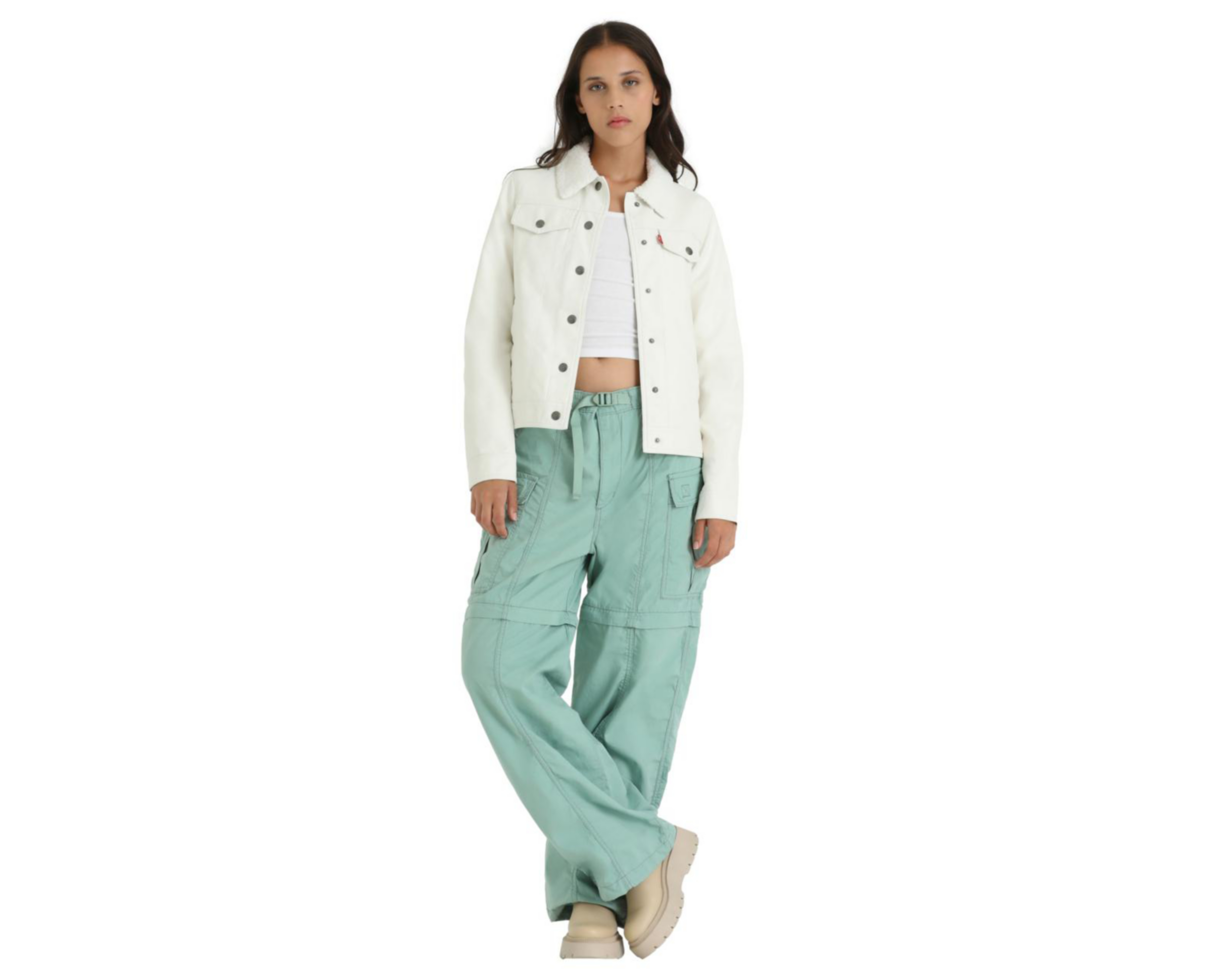 Foto 5 pulgar | Chamarra Levi's Trucker con Sherpa