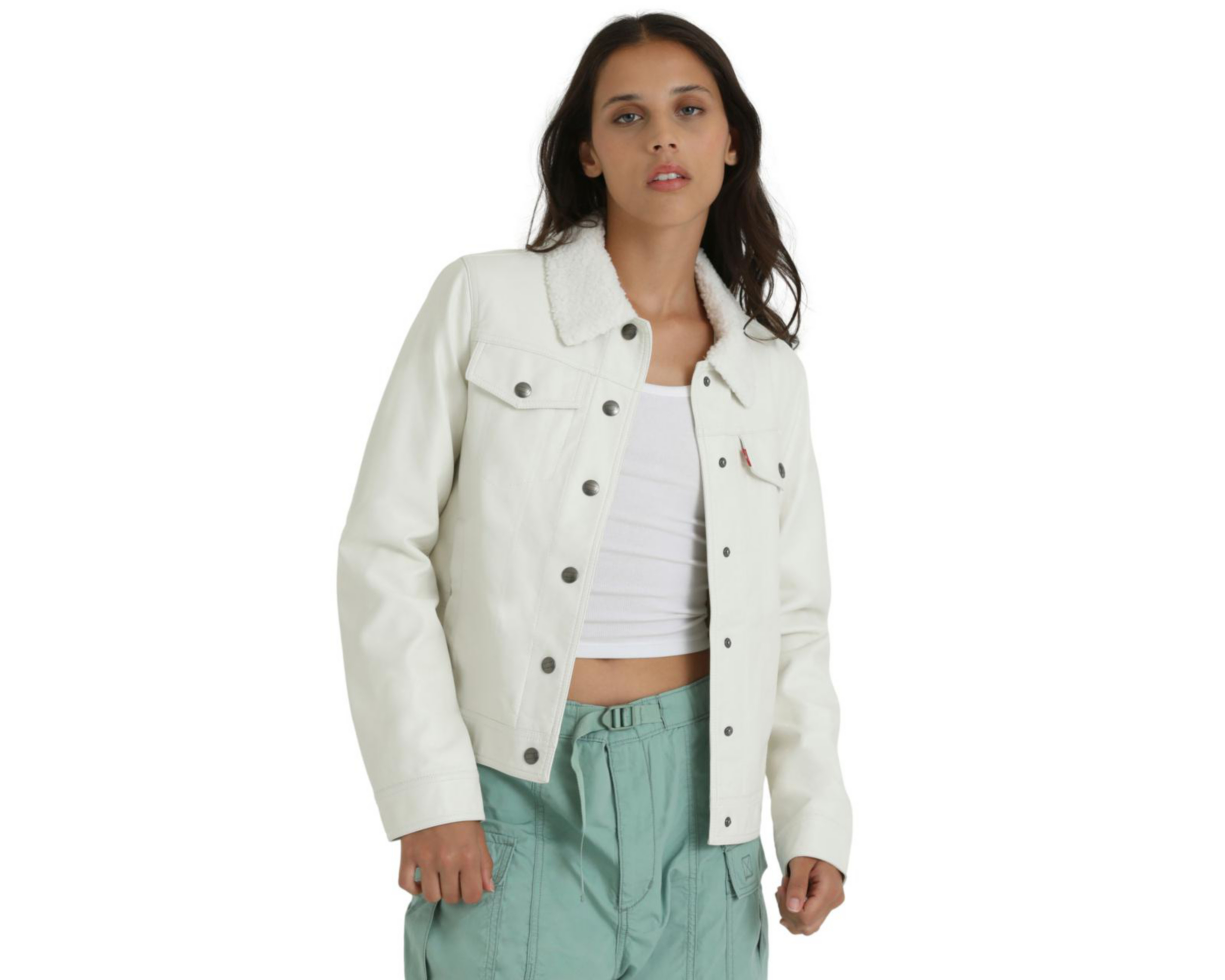 Foto 5 | Chamarra Levi's Trucker con Sherpa