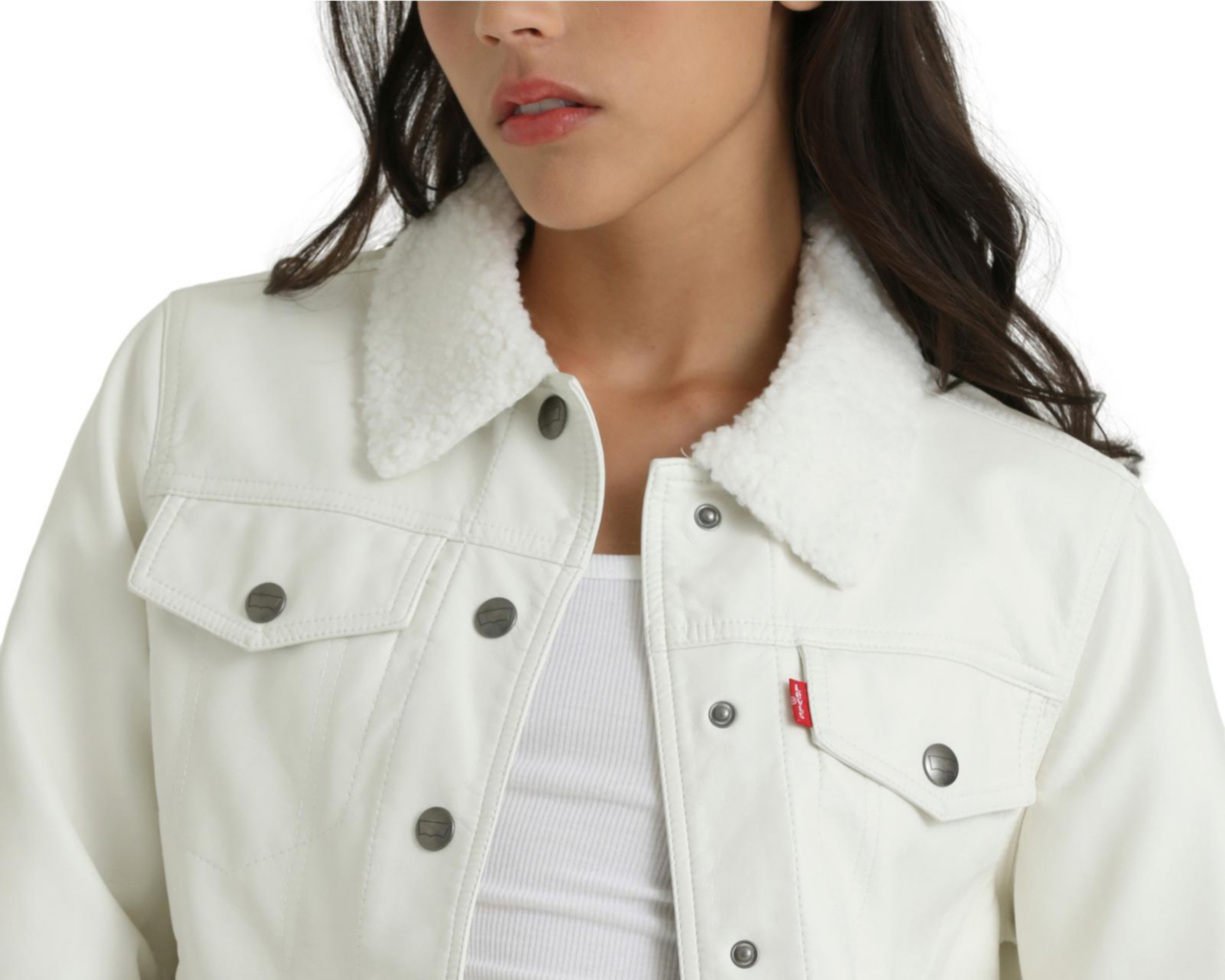 Foto 7 pulgar | Chamarra Levi's Trucker con Sherpa