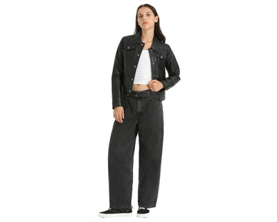 Foto 4 | Chamarra Levi's con Botones Negra