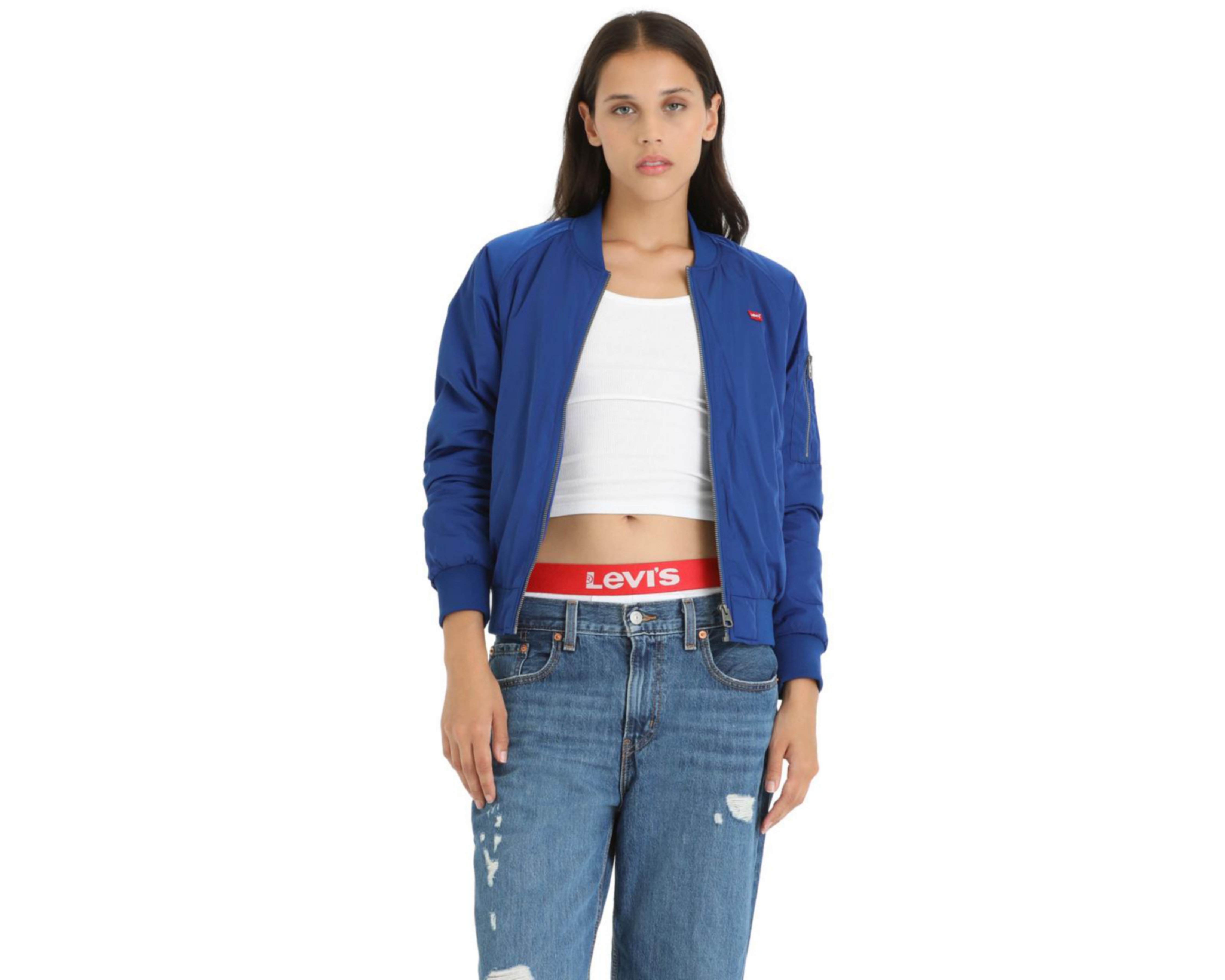 Chamarra Levi's Azul con Cierre $870