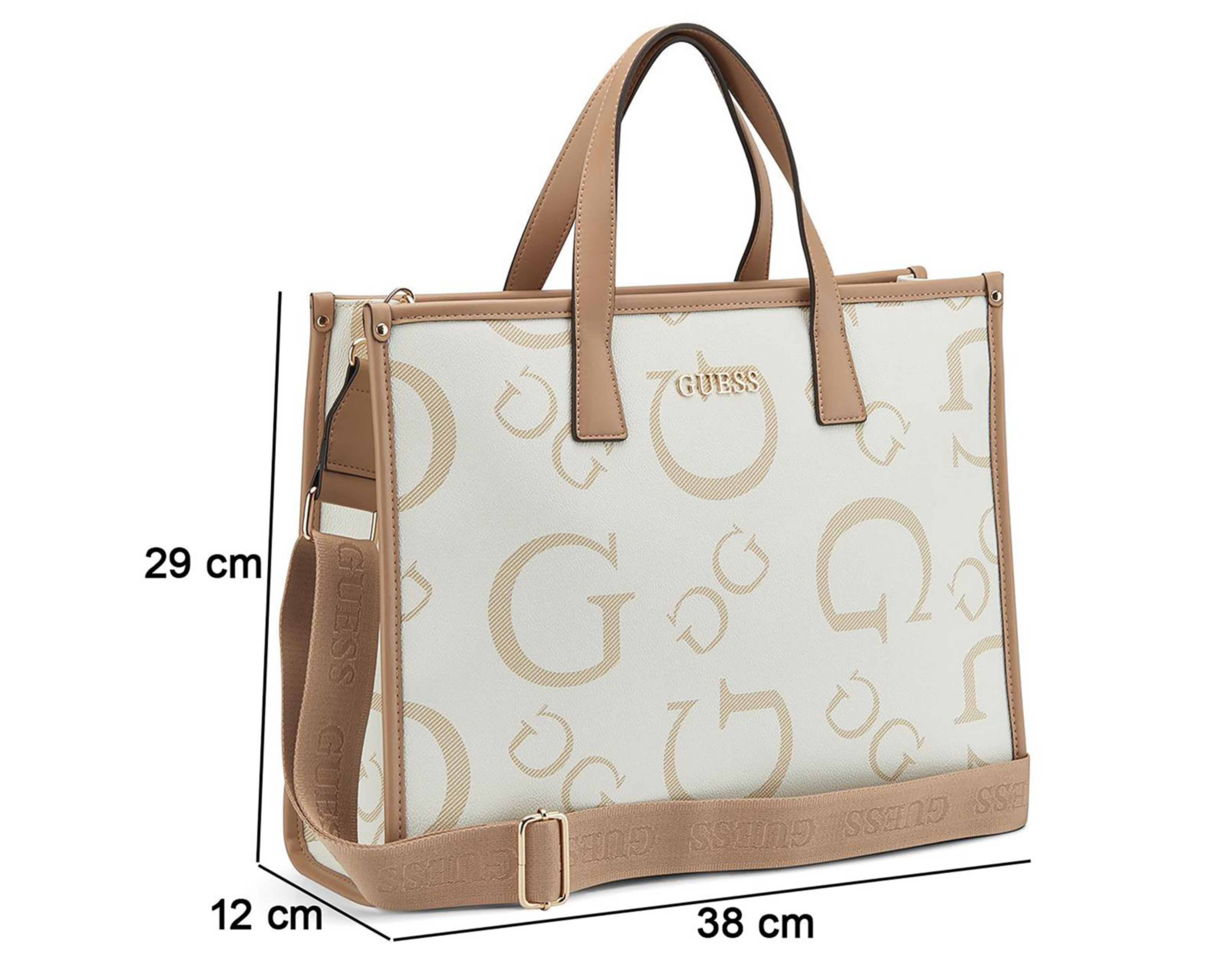 Foto 5 | Bolsa Cruzada Guess Manon