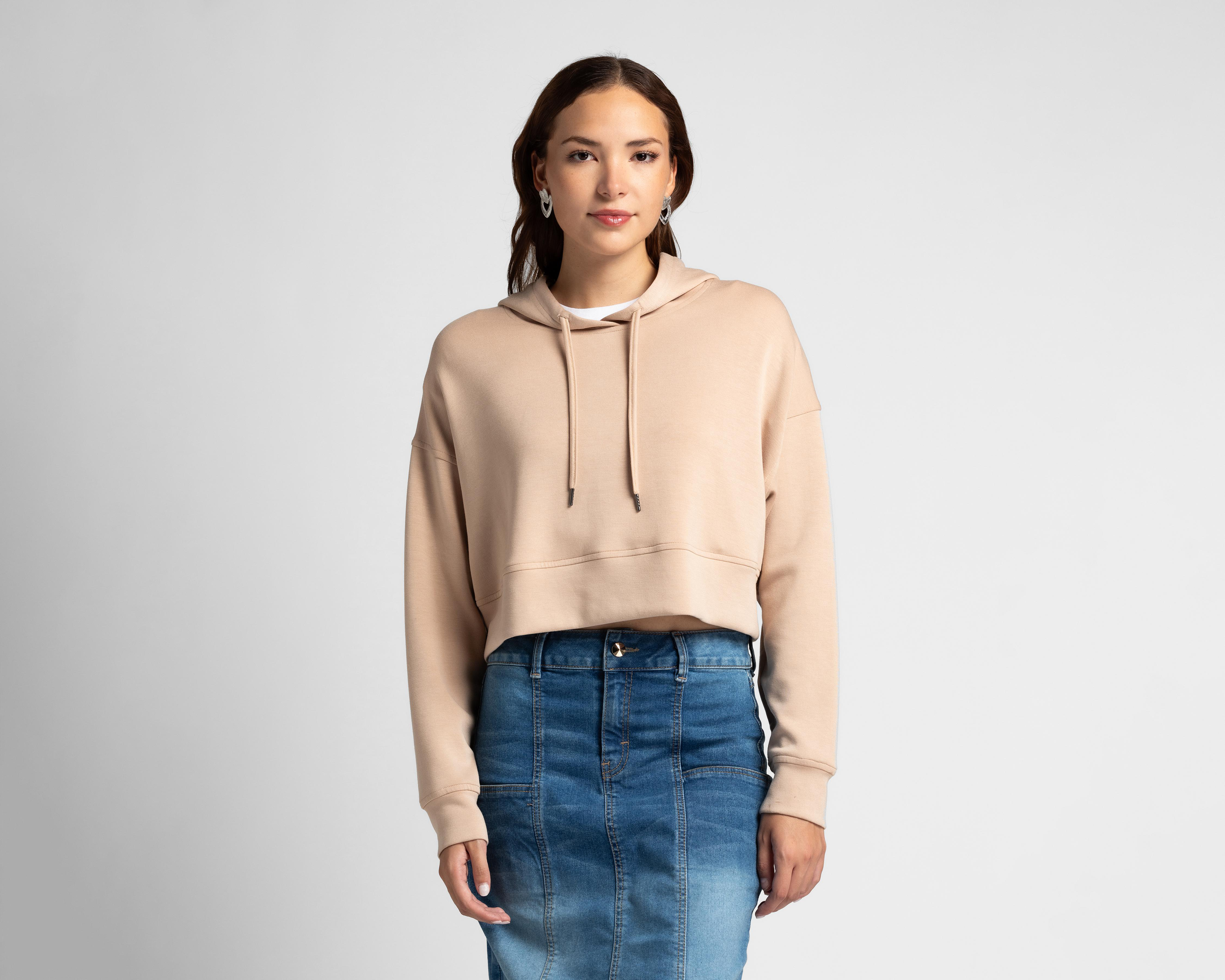 Foto 2 pulgar | Sudadera con Capucha Refill para Mujer