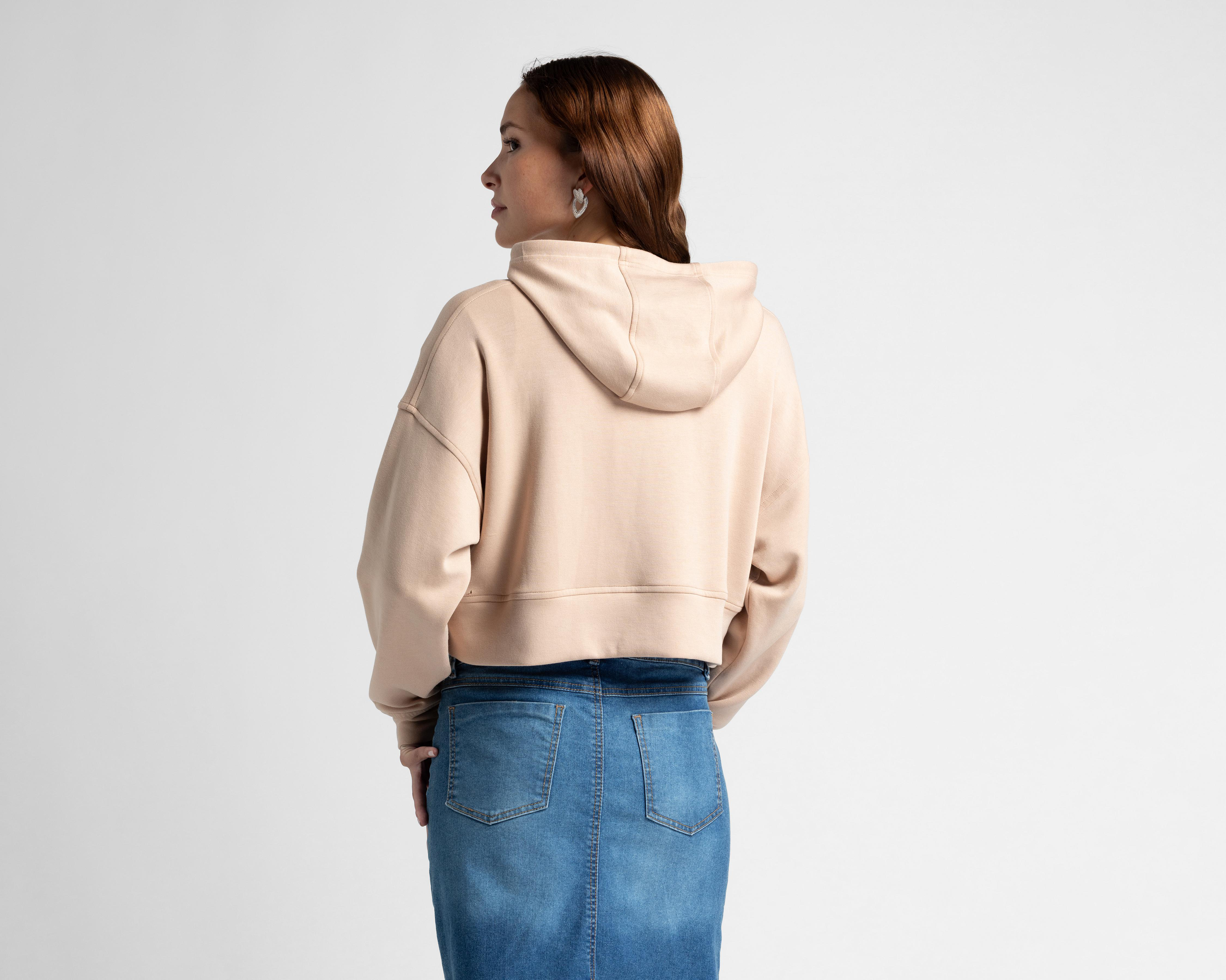Foto 4 pulgar | Sudadera con Capucha Refill para Mujer
