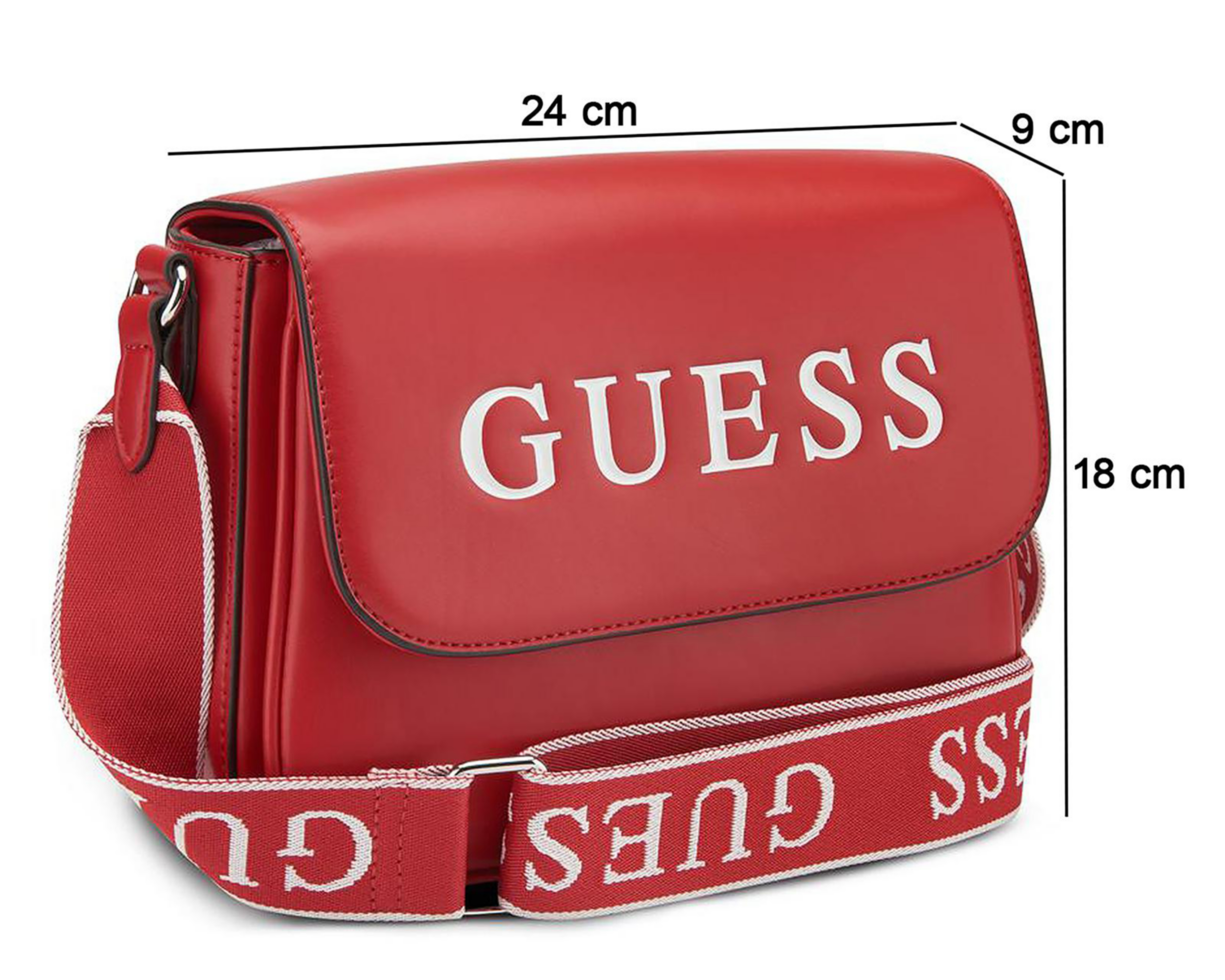 Foto 6 pulgar | Bolsa Cruzada Guess Mirri Flap