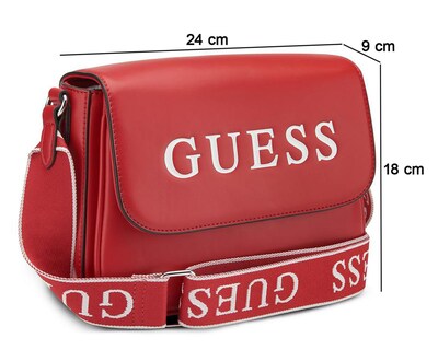Foto 5 | Bolsa Cruzada Guess Mirri Flap
