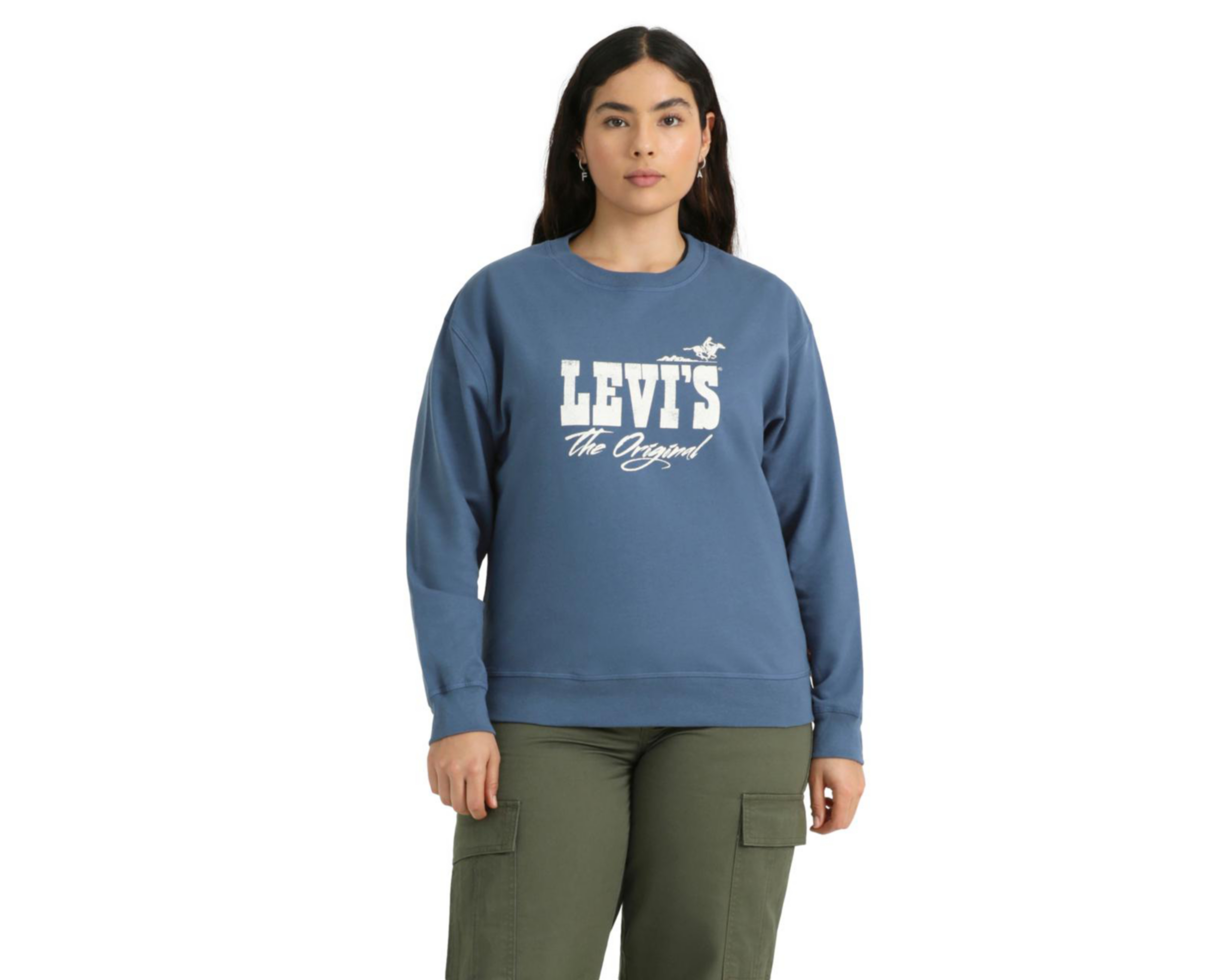 Foto 1 | Sudadera Levi's Azul de Algodón