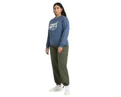 Foto 4 | Sudadera Levi's Azul de Algodón