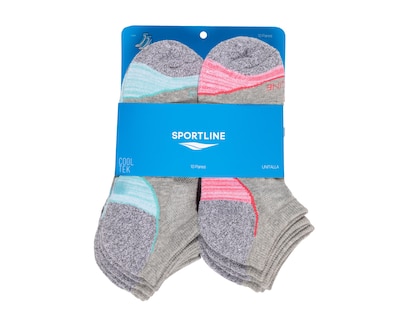 Foto 3 | Calcetas Deportivas Sportline para Mujer 10 Pares