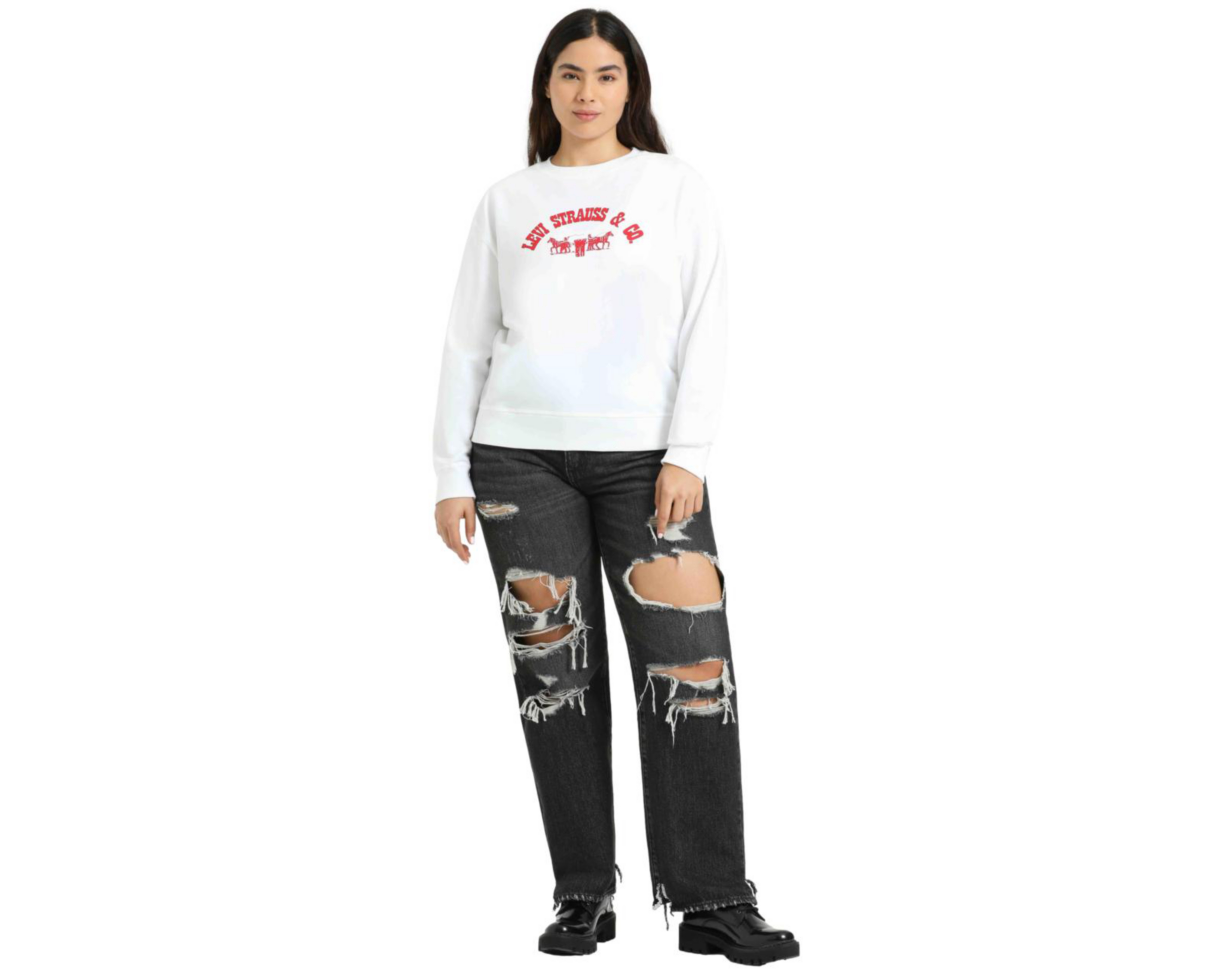 Sudadera Levi's Blanca de Algodón