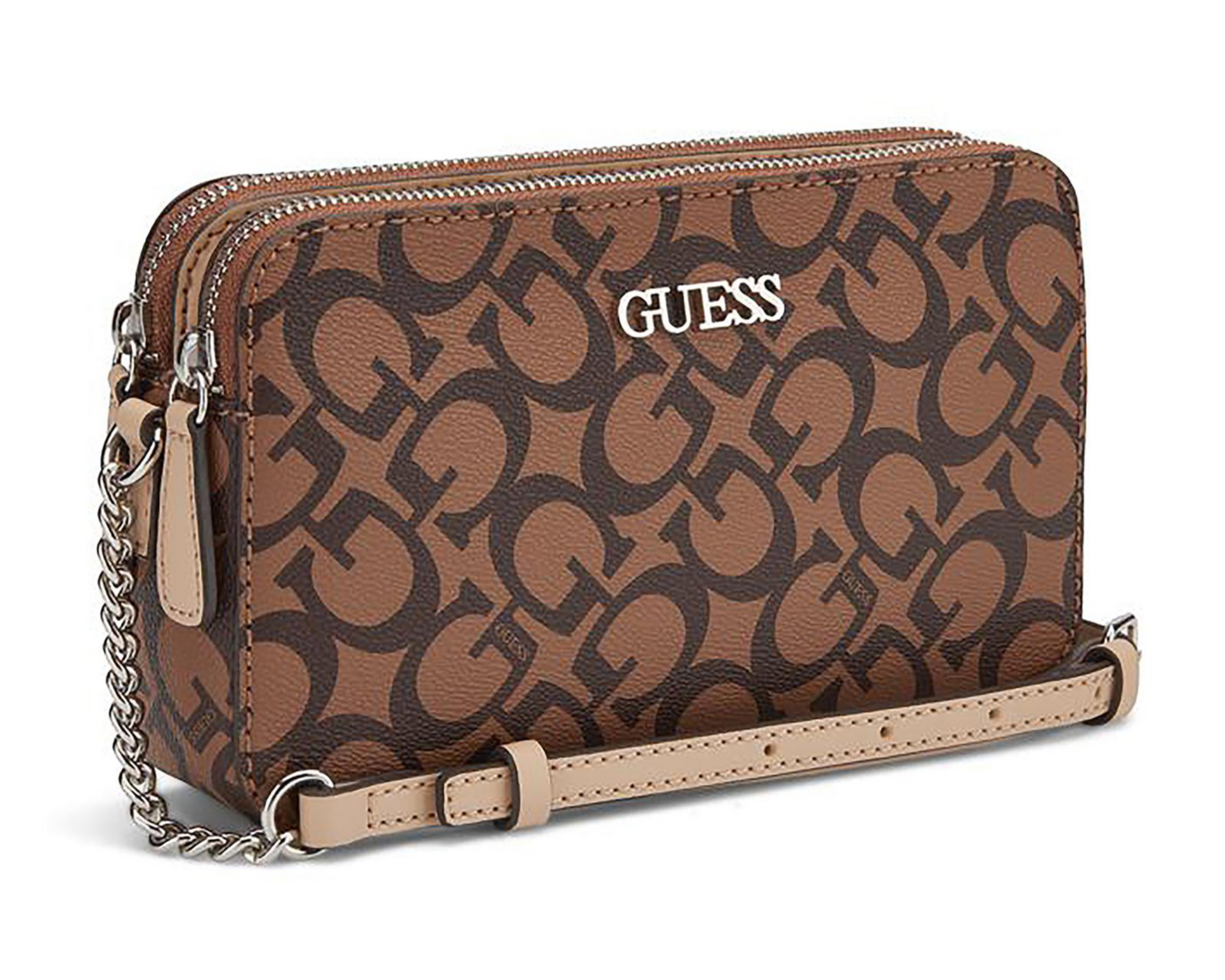 Foto 3 pulgar | Bolsa Cruzada Guess Tidewood Mini