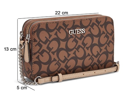 Foto 5 | Bolsa Cruzada Guess Tidewood Mini