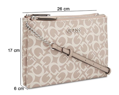 Foto 5 | Bolsa Cruzada Guess Tidewood Mini