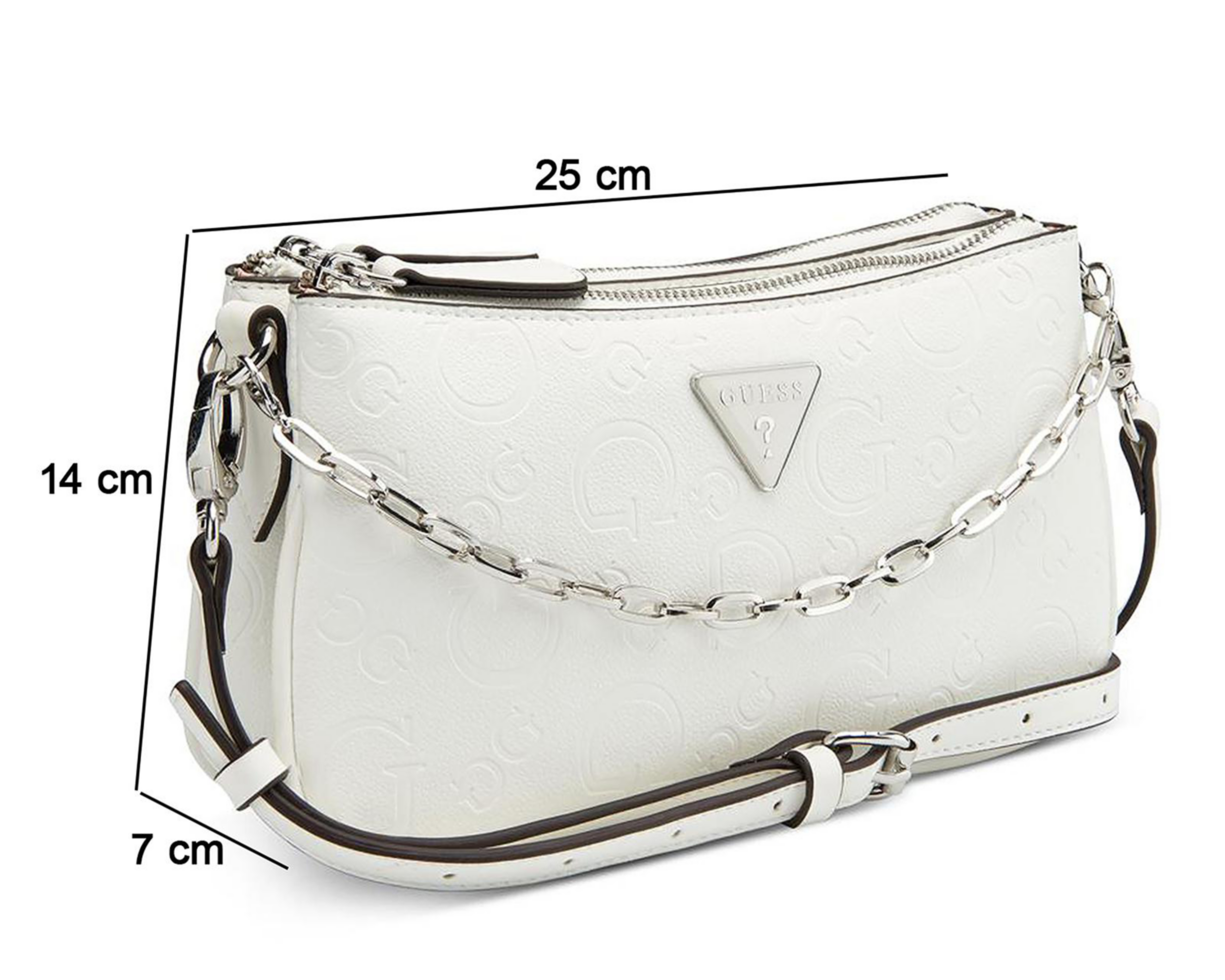 Foto 6 pulgar | Bolsa Cruzada Guess Tyrah