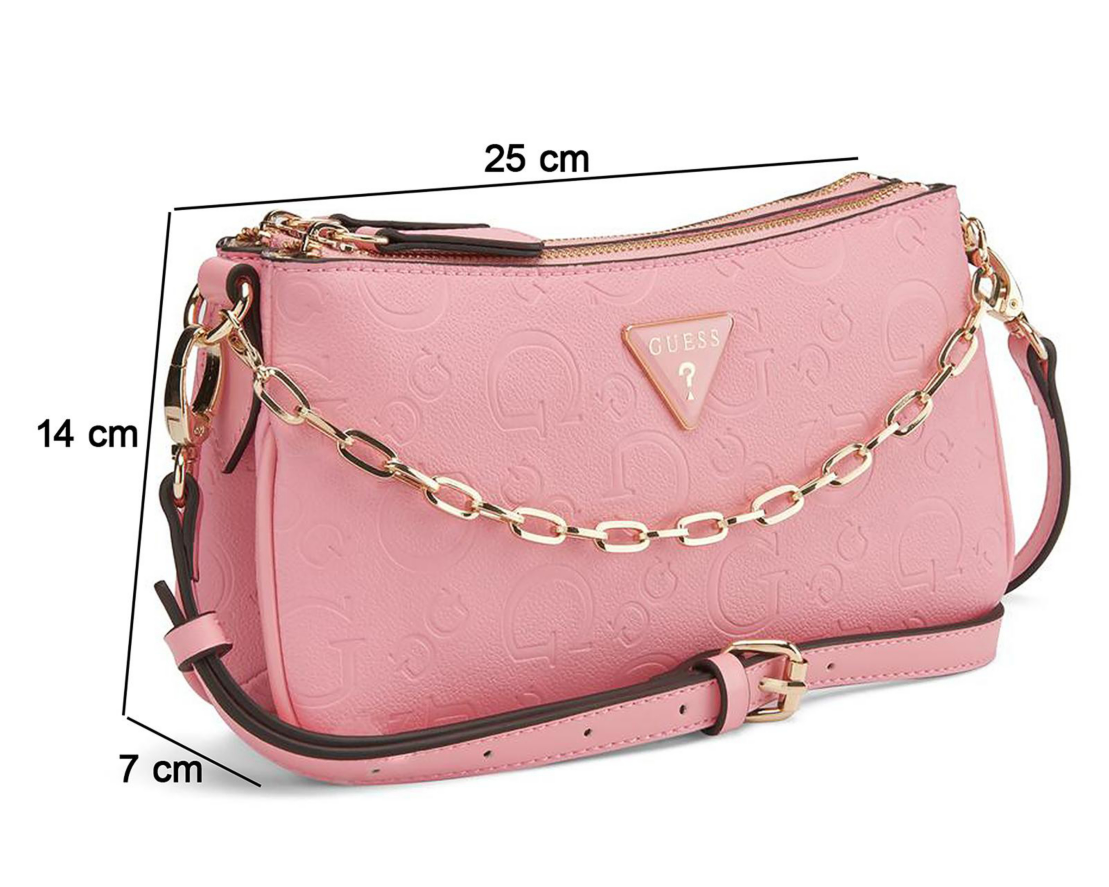 Foto 6 pulgar | Bolsa Cruzada Guess Tyrah Mini