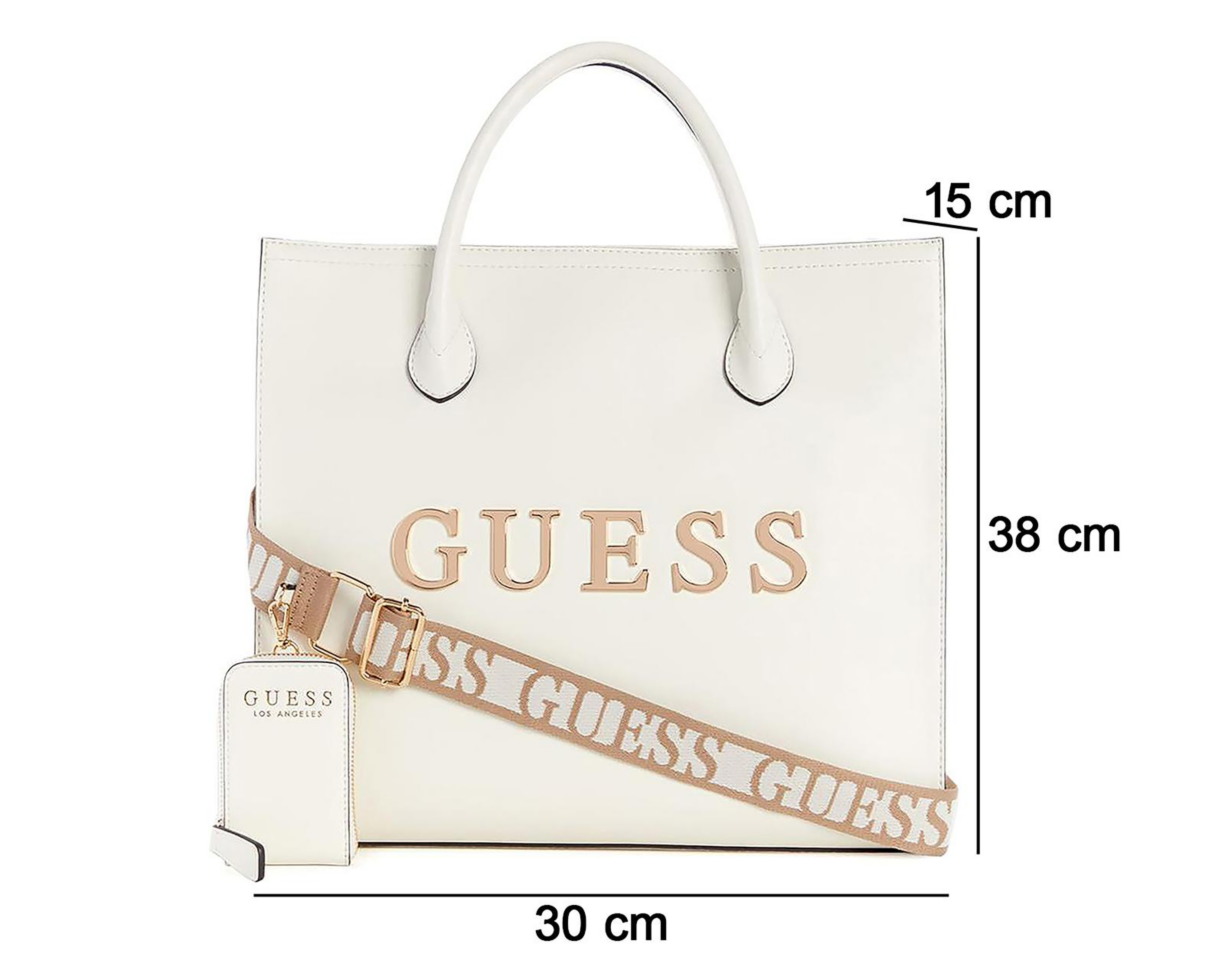 Foto 5 pulgar | Bolsa Cruzada Guess Caracara con Monedero