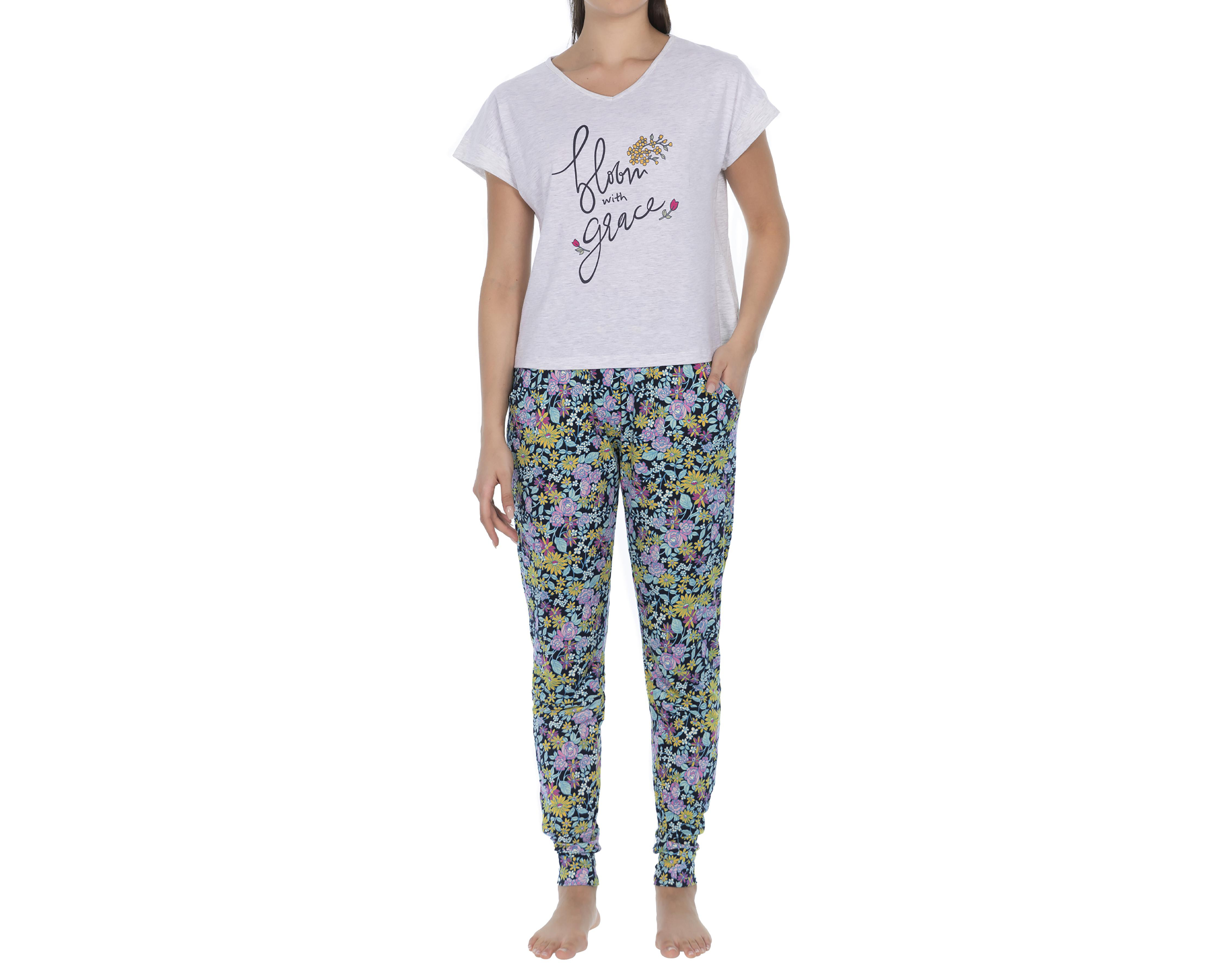 Foto 1 | Pijama Tops&Bottoms para Mujer