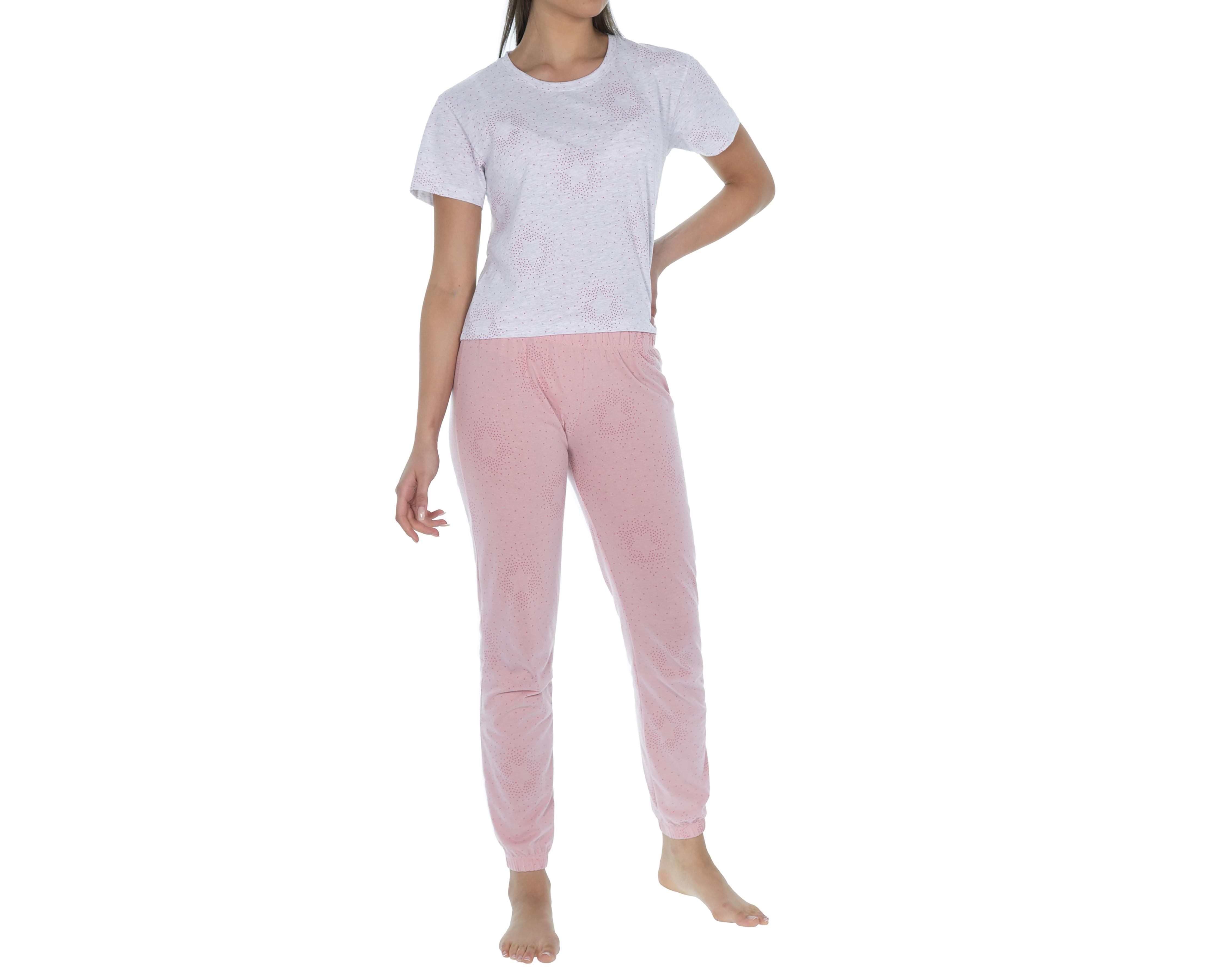 Foto 3 pulgar | Pijama Tops&Bottoms para Mujer