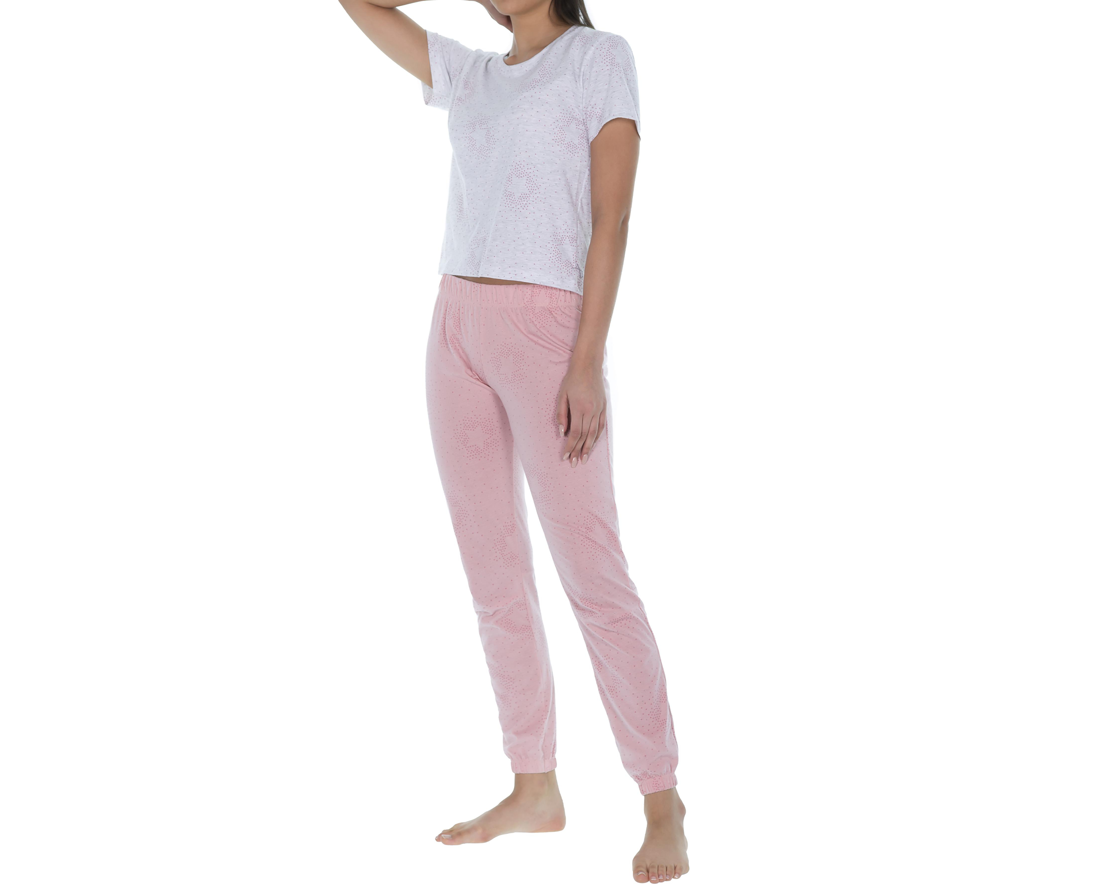 Foto 4 pulgar | Pijama Tops&Bottoms para Mujer