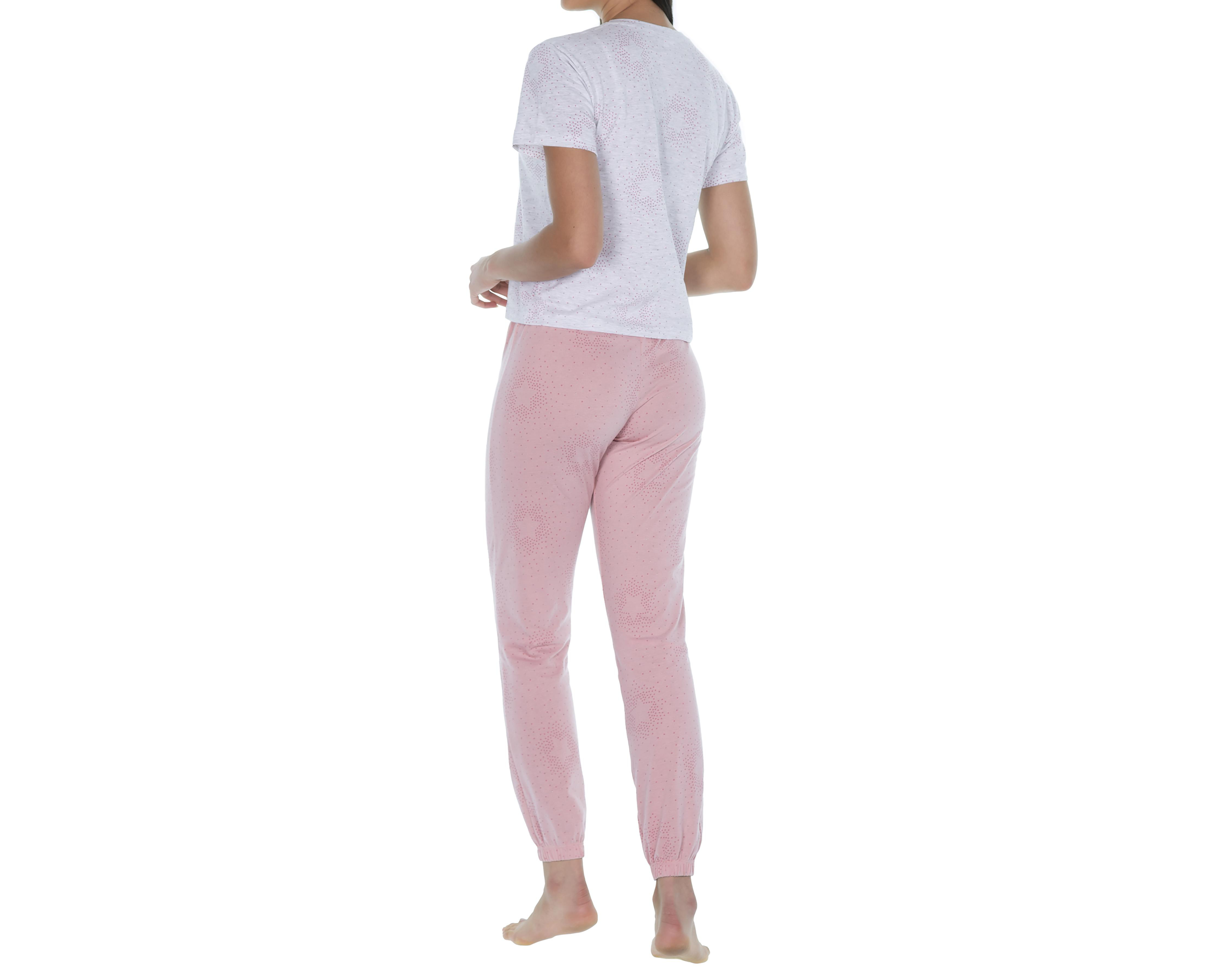 Foto 5 pulgar | Pijama Tops&Bottoms para Mujer