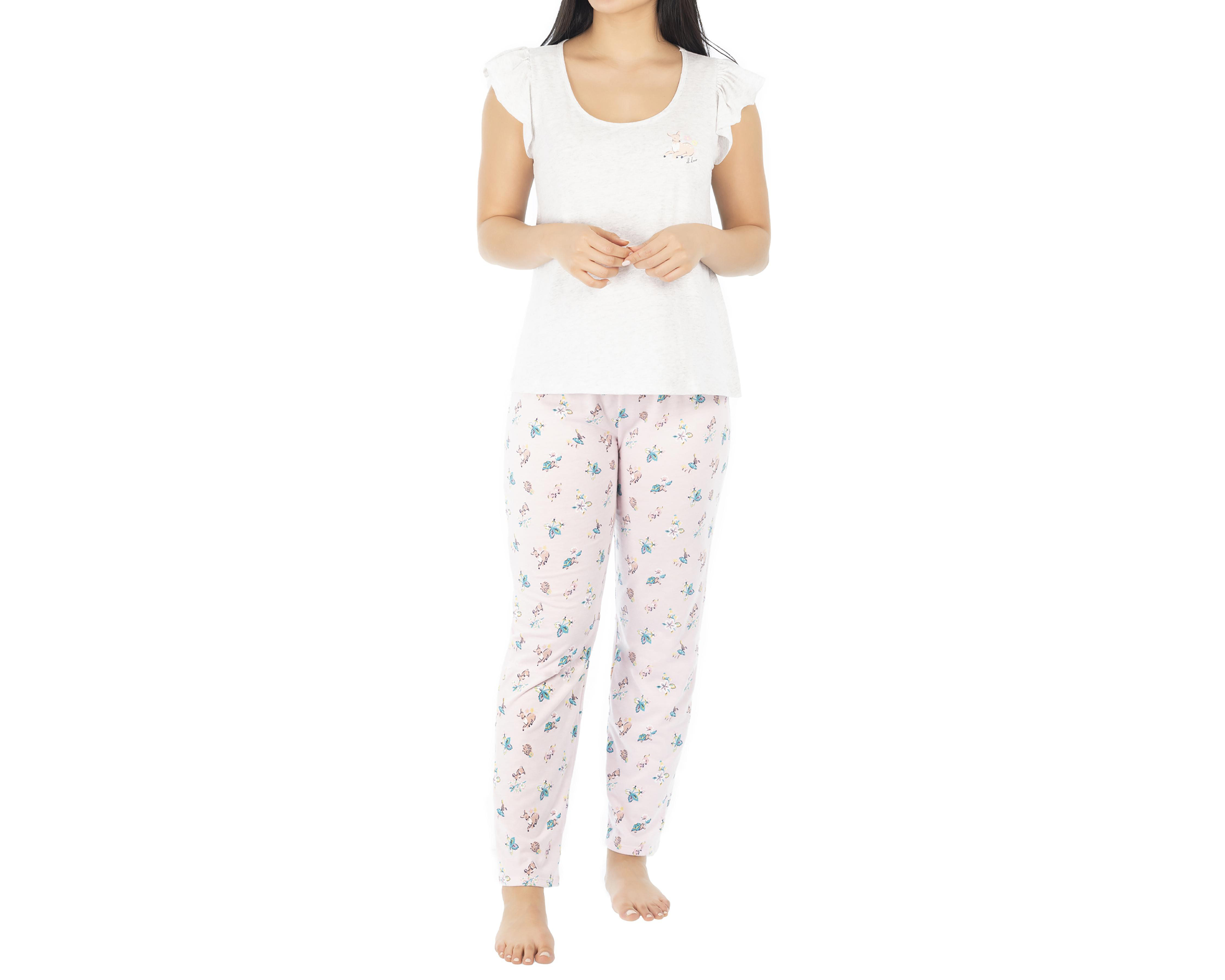 Foto 2 pulgar | Pijama Tops&Bottoms para Mujer