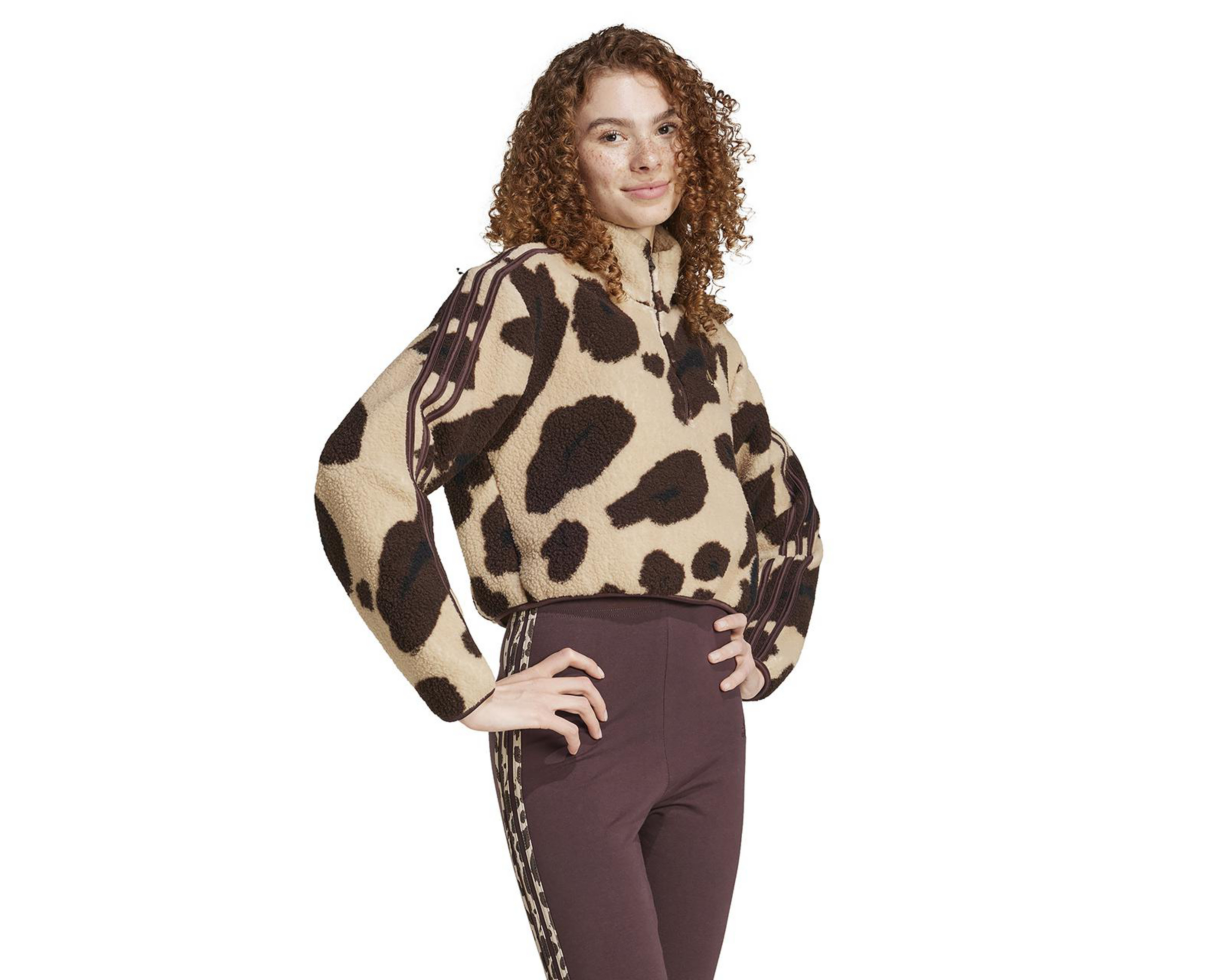 Foto 4 pulgar | Suéter Animal Print Adidas para Mujer