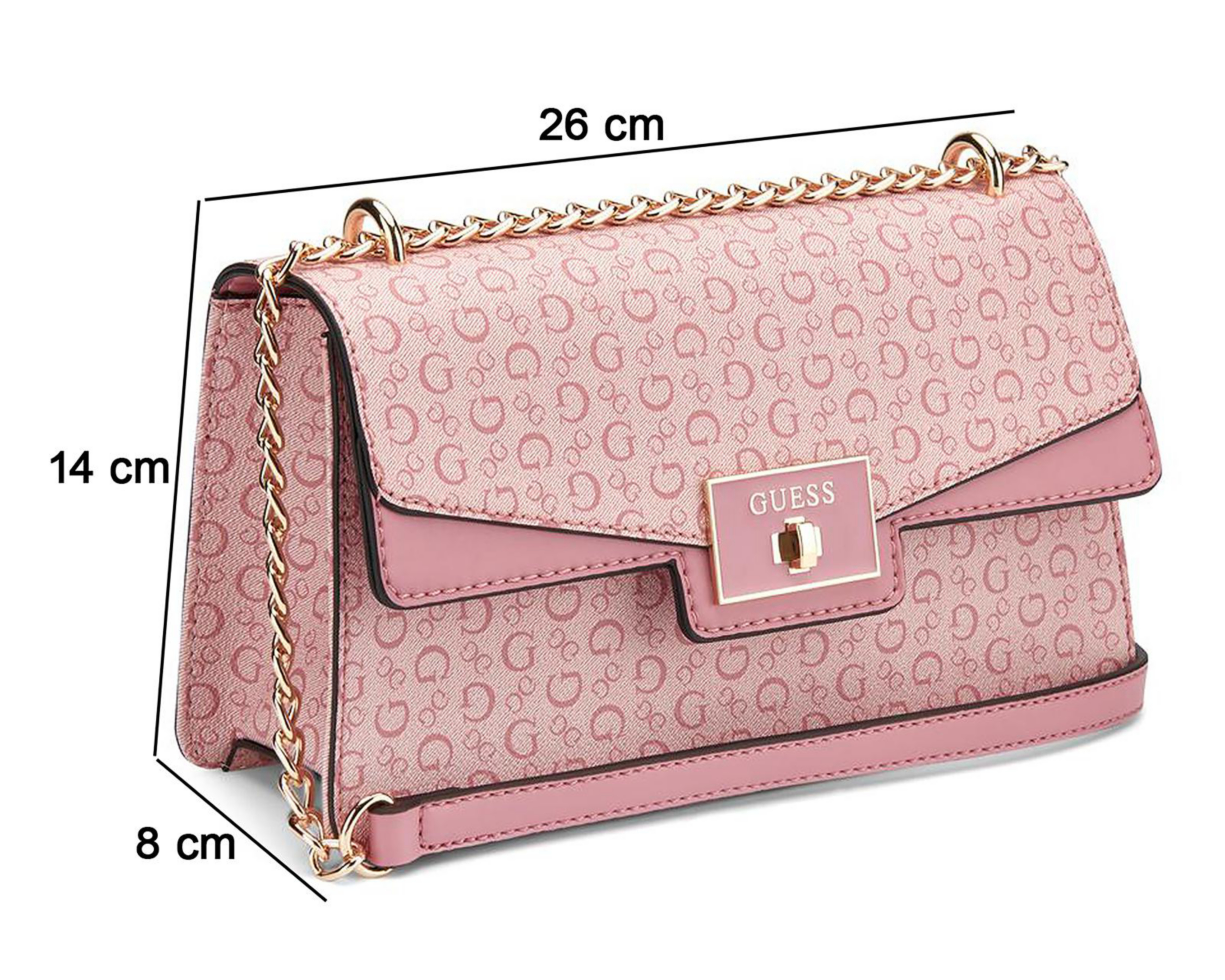 Foto 6 pulgar | Bolsa Cruzada Guess Alysa