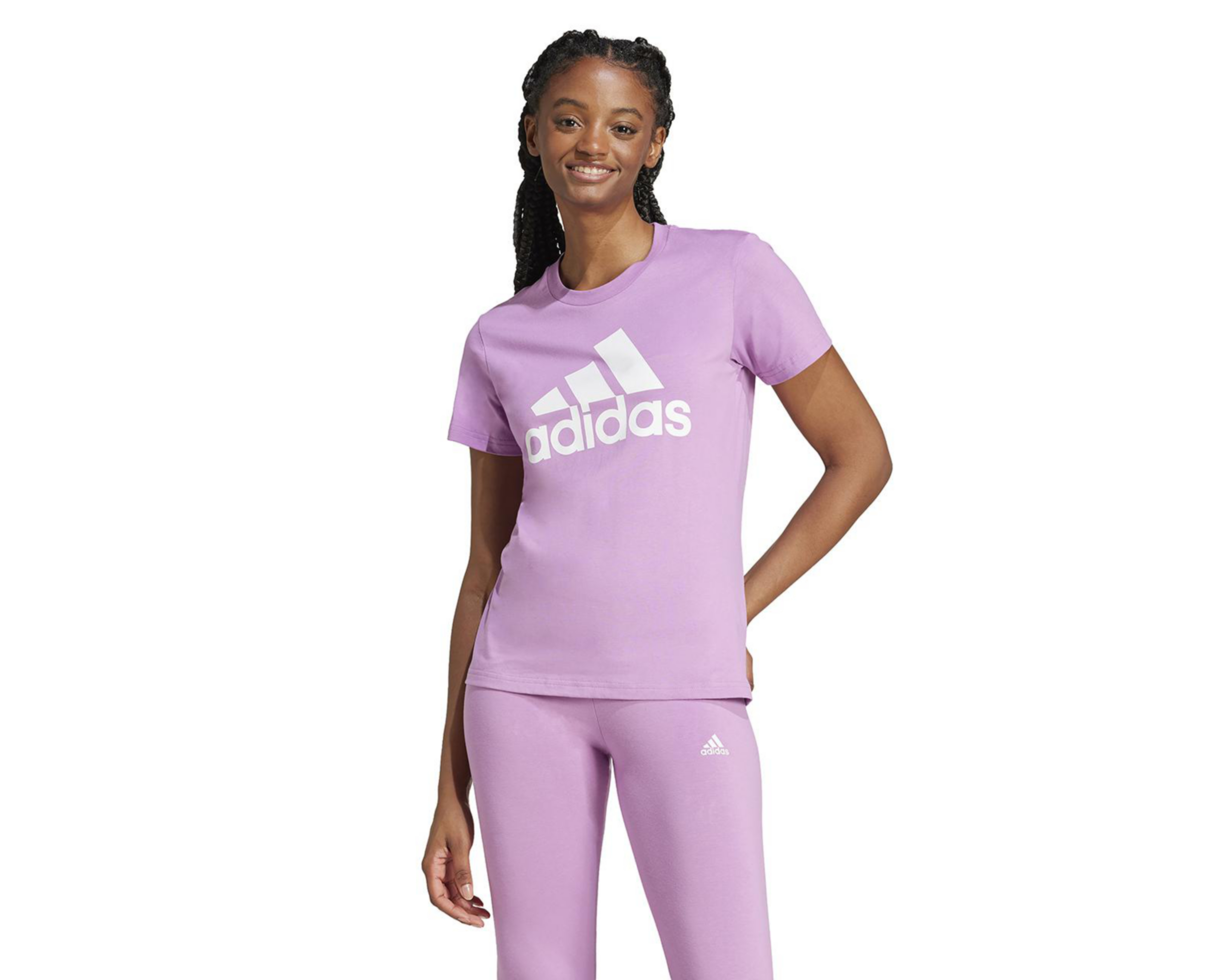 Foto 2 pulgar | Playera Adidas Loungewear Essential Logo de Entrenamiento para Mujer