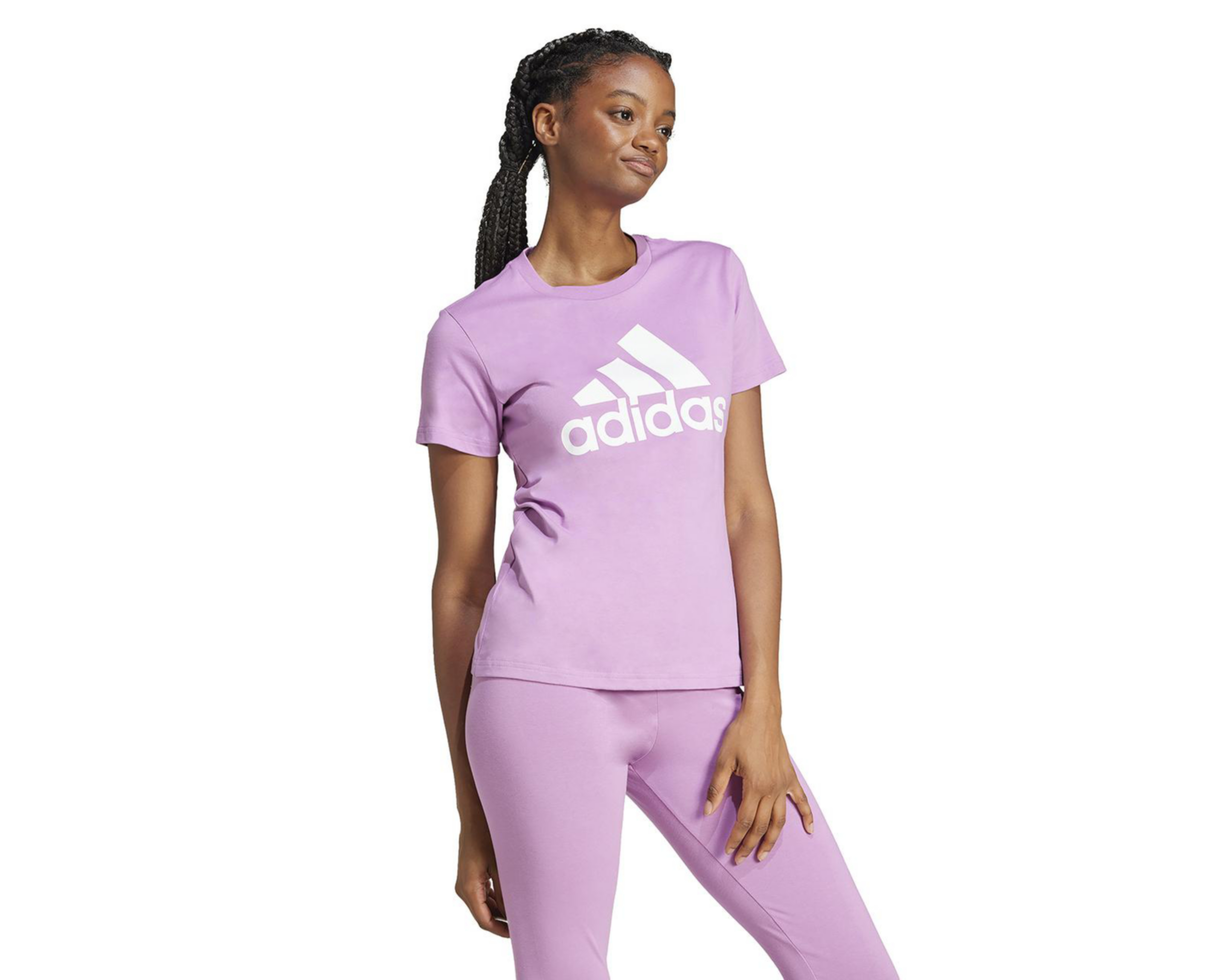 Foto 4 pulgar | Playera Adidas Loungewear Essential Logo de Entrenamiento para Mujer