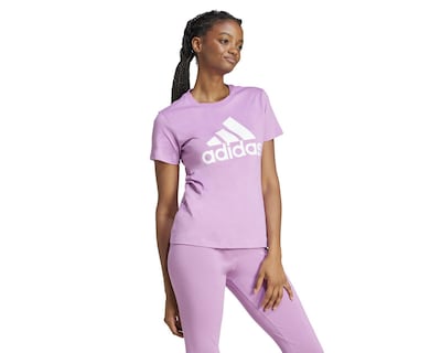 Foto 3 | Playera Adidas Loungewear Essential Logo de Entrenamiento para Mujer