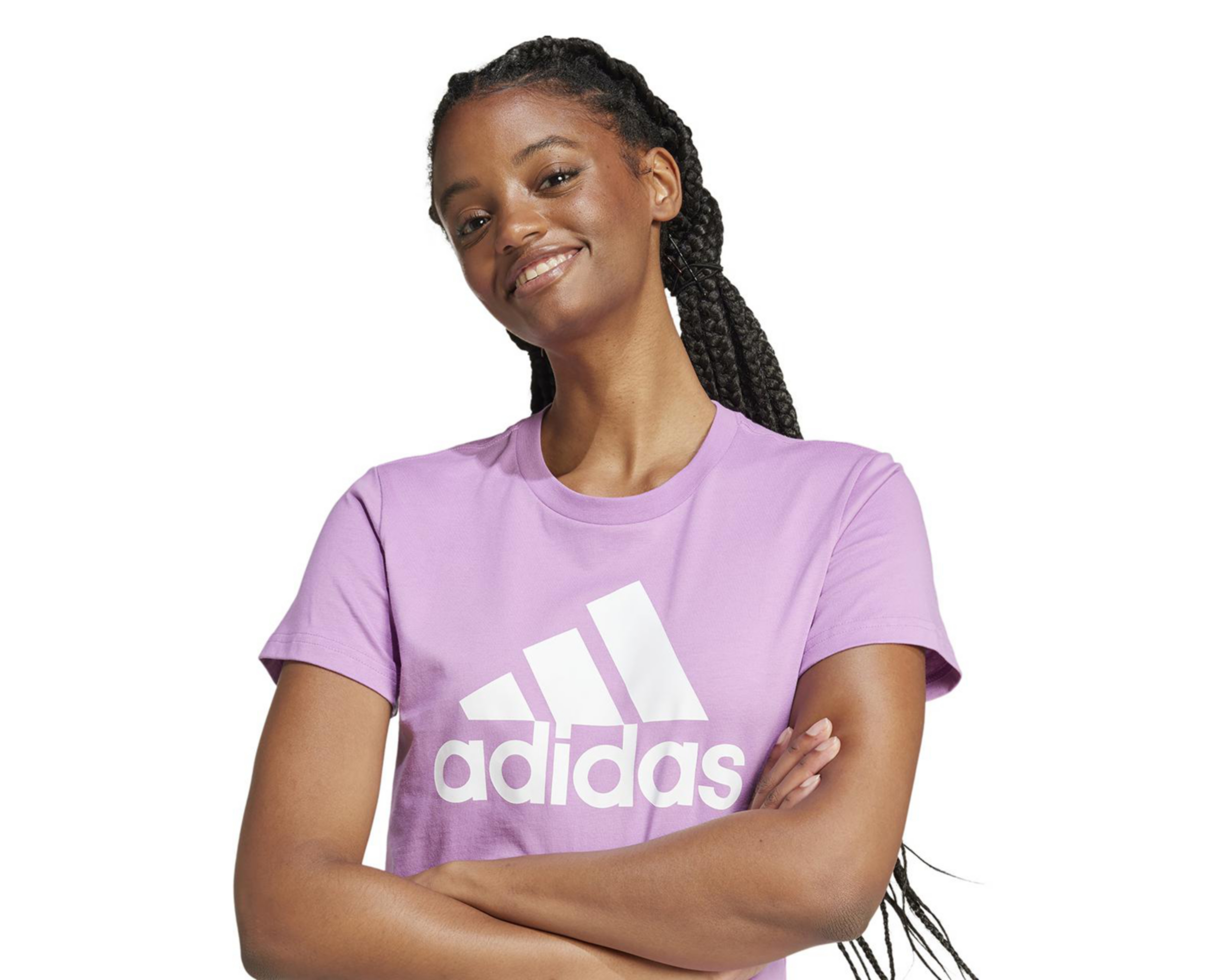 Foto 5 pulgar | Playera Adidas Loungewear Essential Logo de Entrenamiento para Mujer
