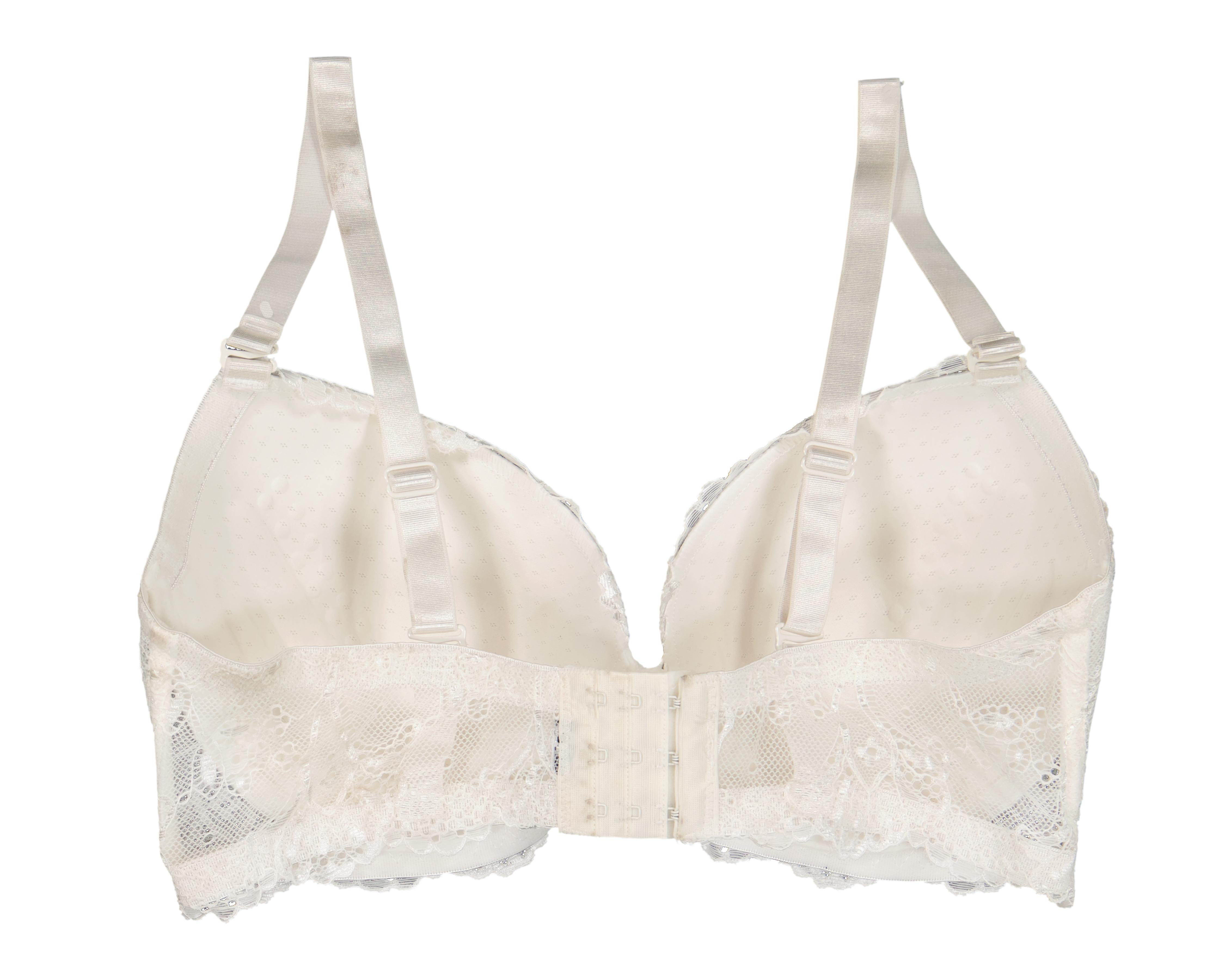 Foto 4 pulgar | Brasier Copa Completa con Encaje Eva Novias 2 Pack