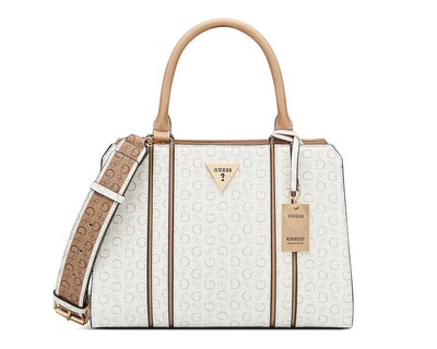 Foto 1 | Bolsa de Mano Guess Cassian Blanca