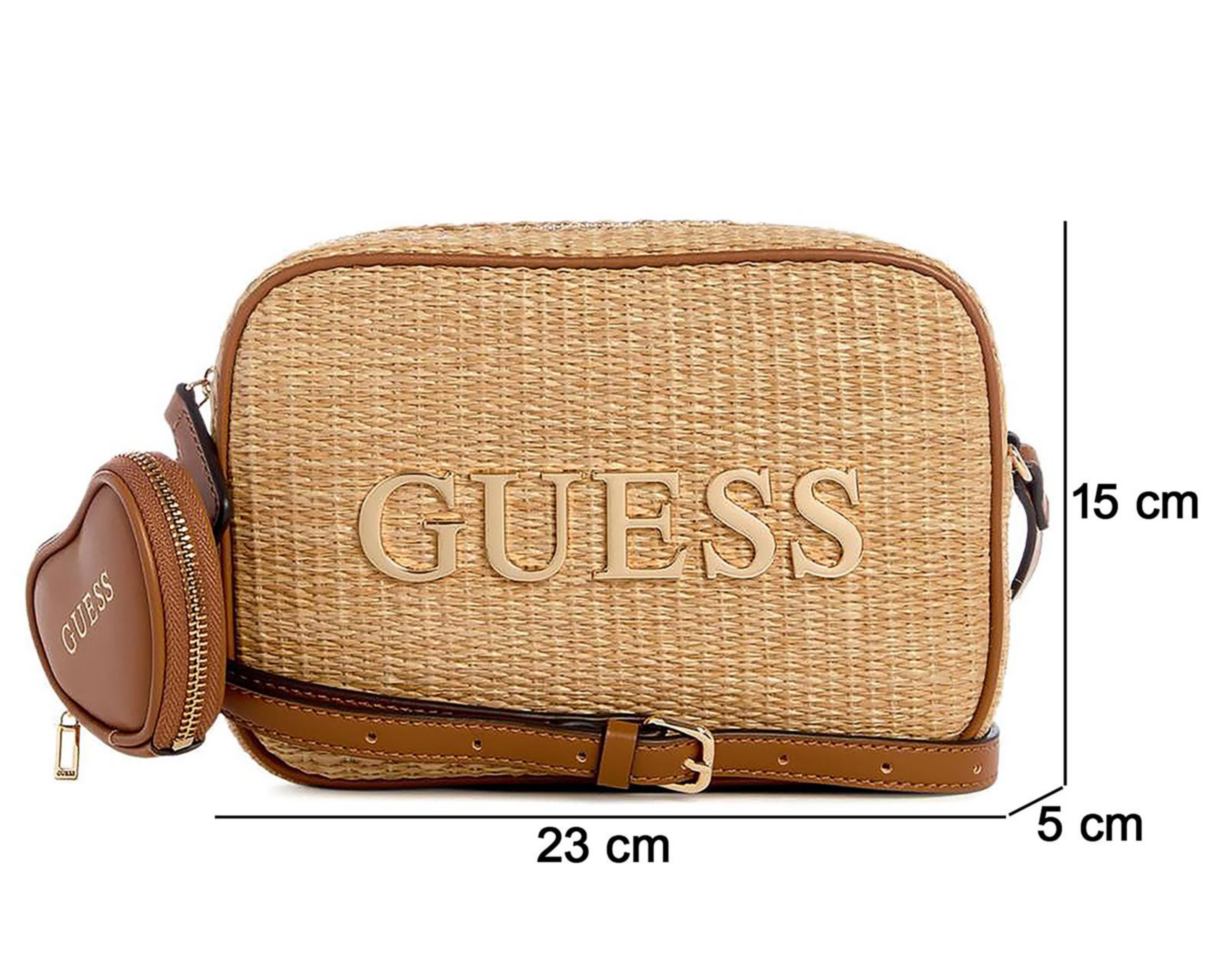 Foto 4 | Bolsa Cruzada Guess Pristina Camera con Monedero