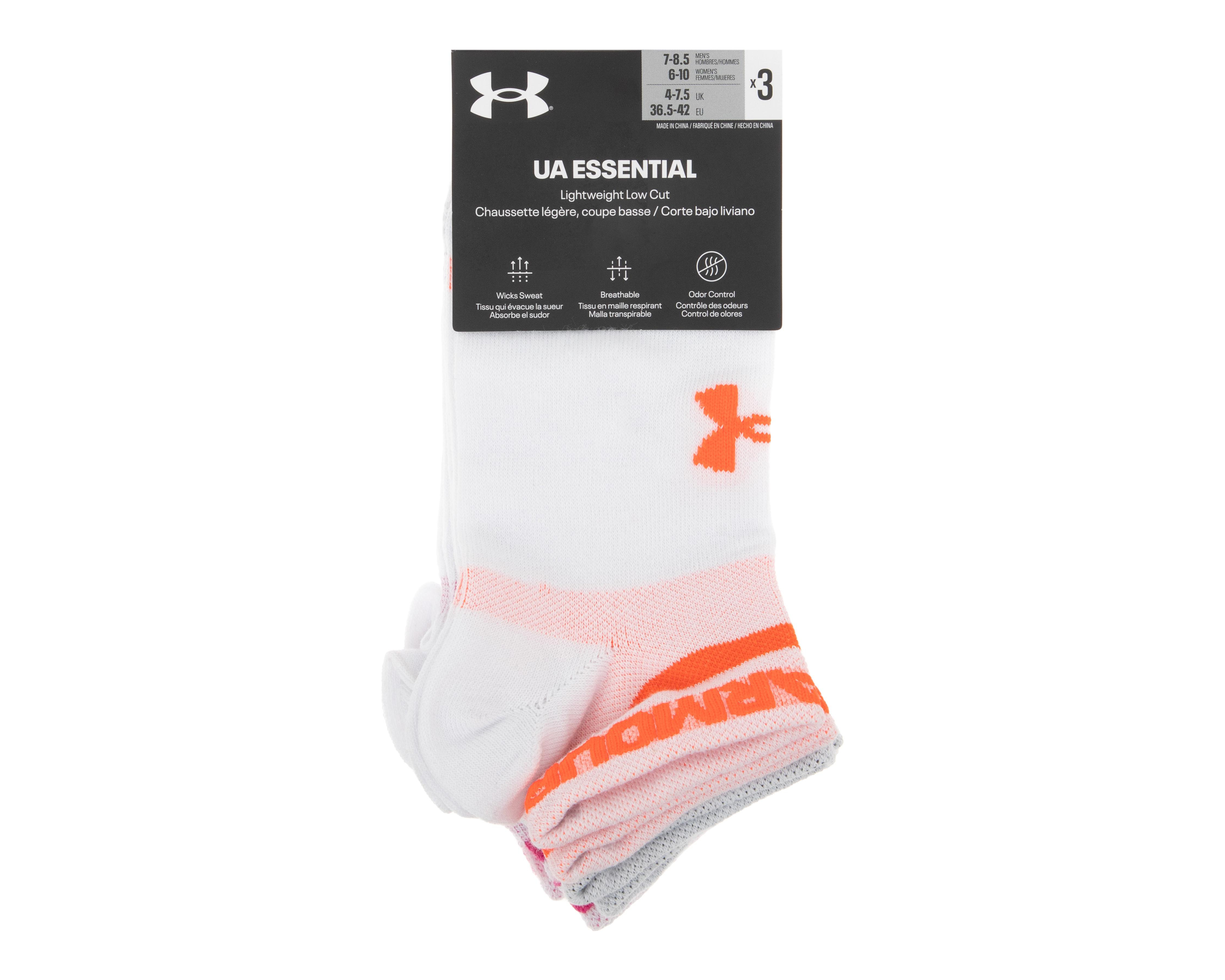 Foto 3 | Calcetas Deportivas Under Armour para Mujer 3 Pares