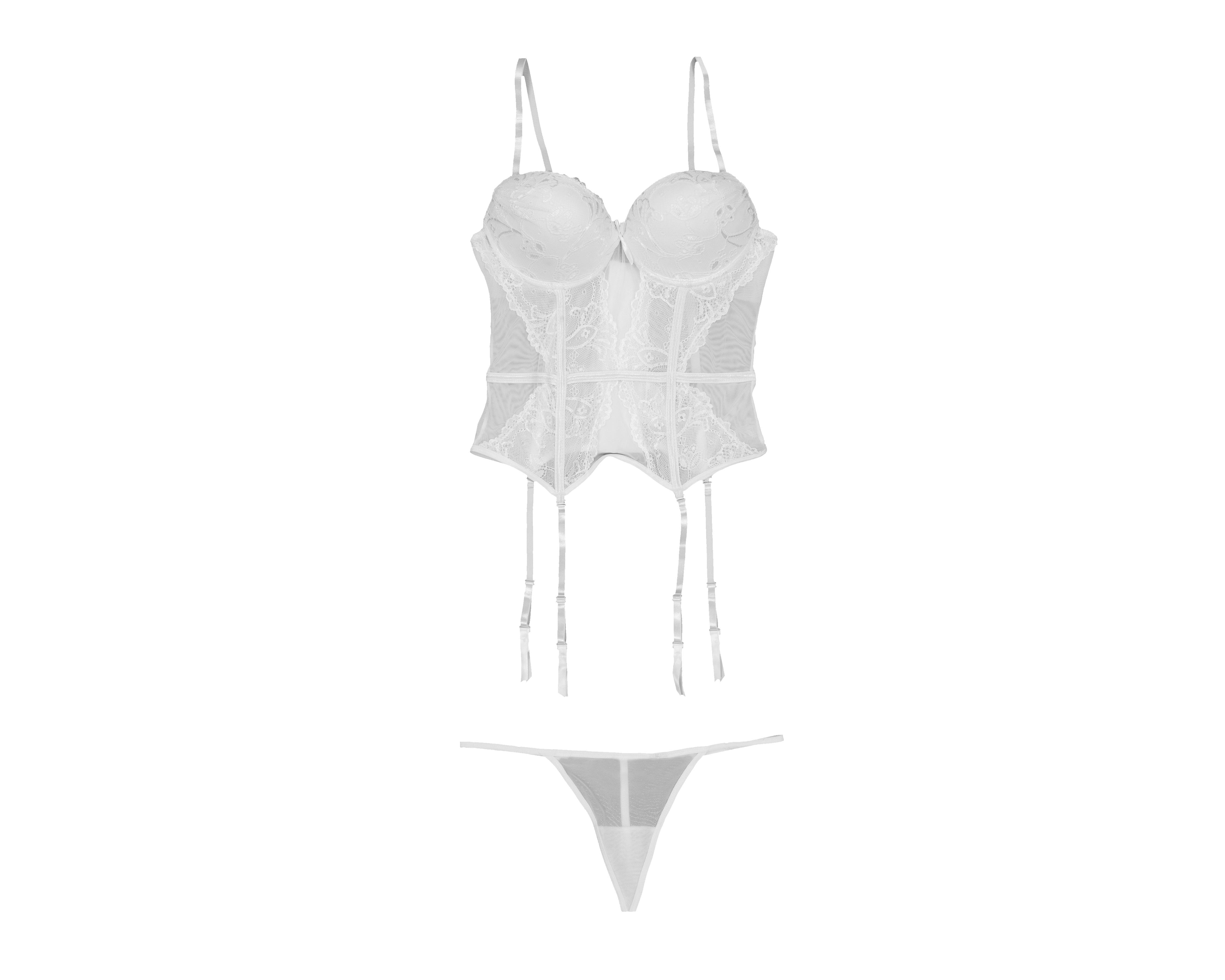 Baby Doll de Encaje Eva Novias para Mujer $479