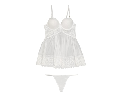 Foto 1 | Baby Doll Eva Novias con Encaje para Mujer