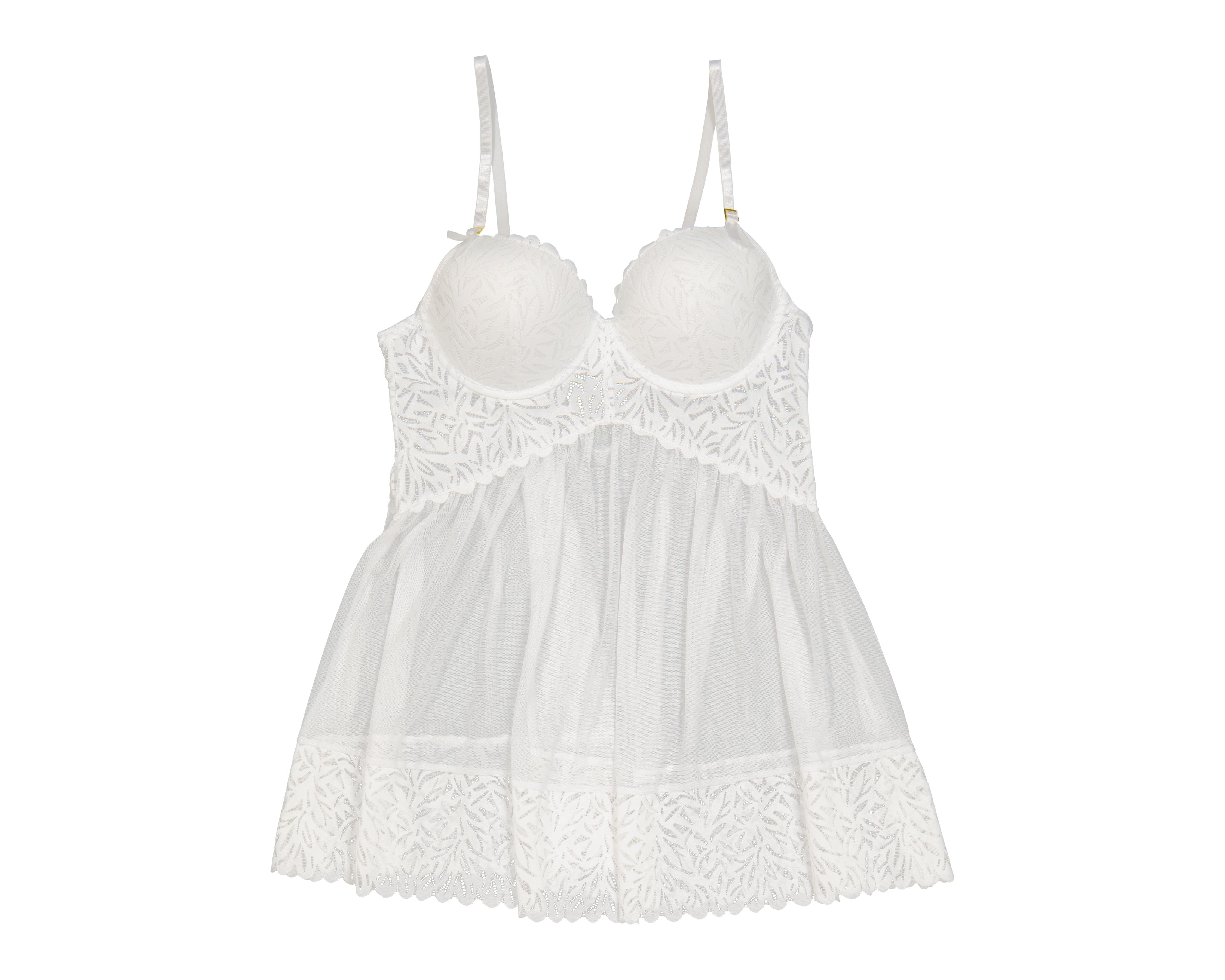 Foto 3 | Baby Doll Eva Novias con Encaje para Mujer