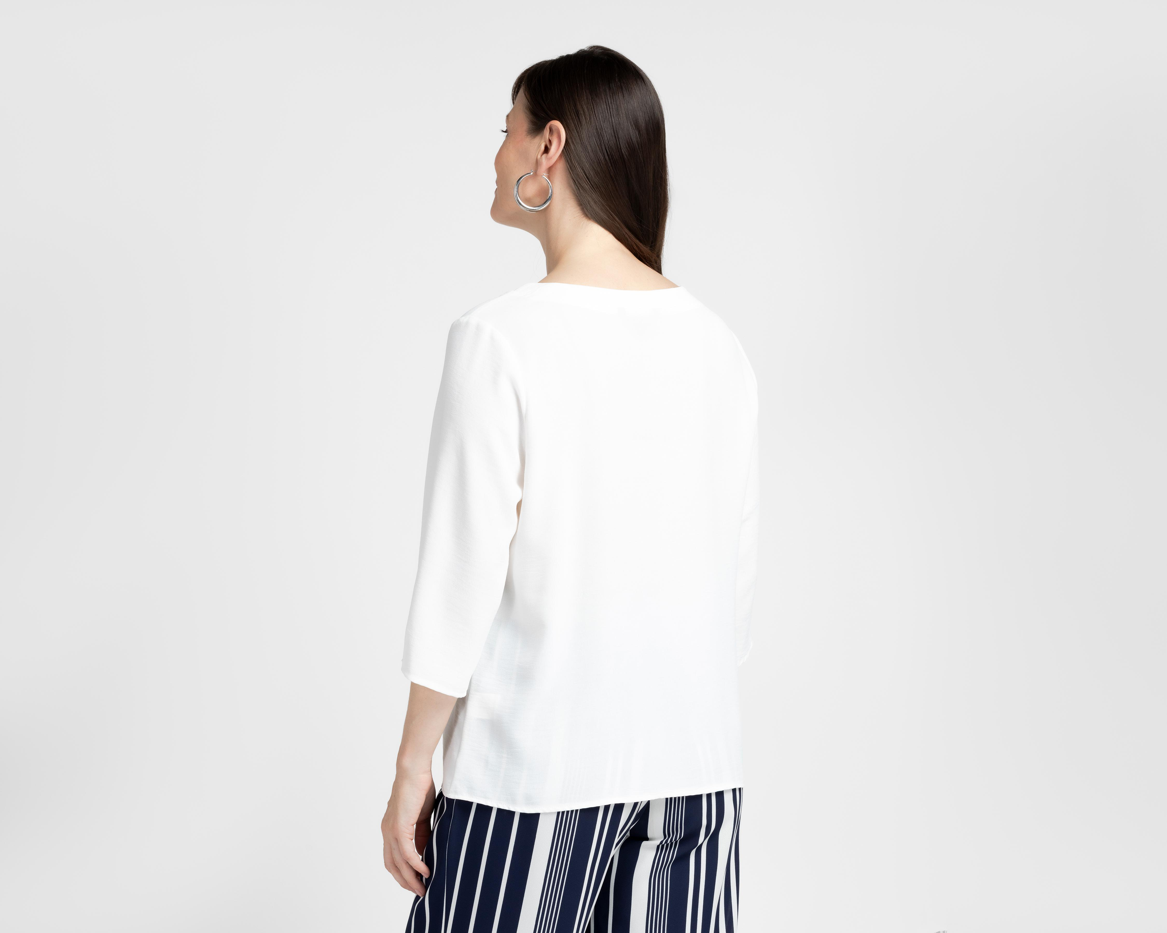 Foto 5 pulgar | Blusa con Lazo Sahara para Mujer