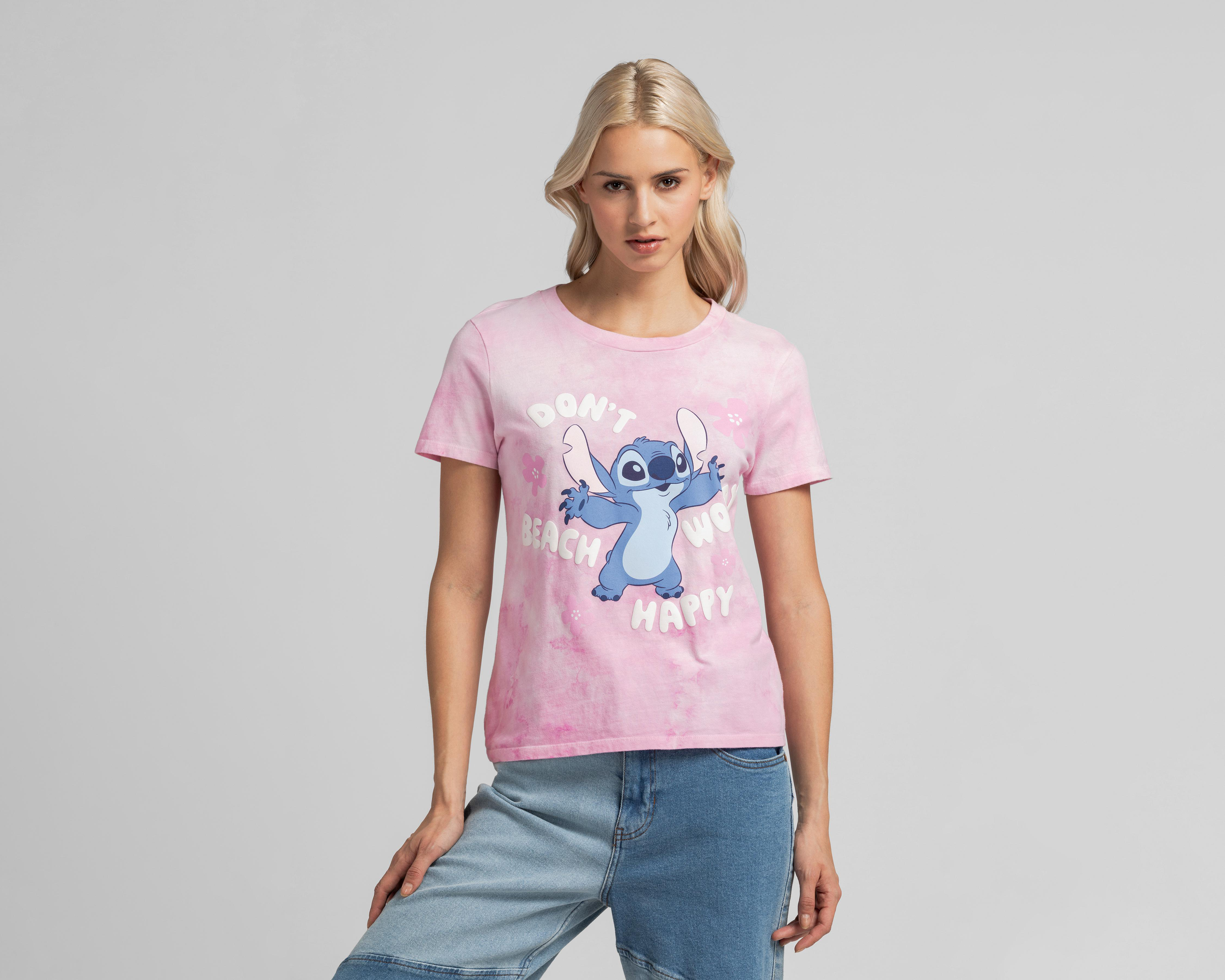 Foto 2 pulgar | Playera Disney Stitch para Mujer