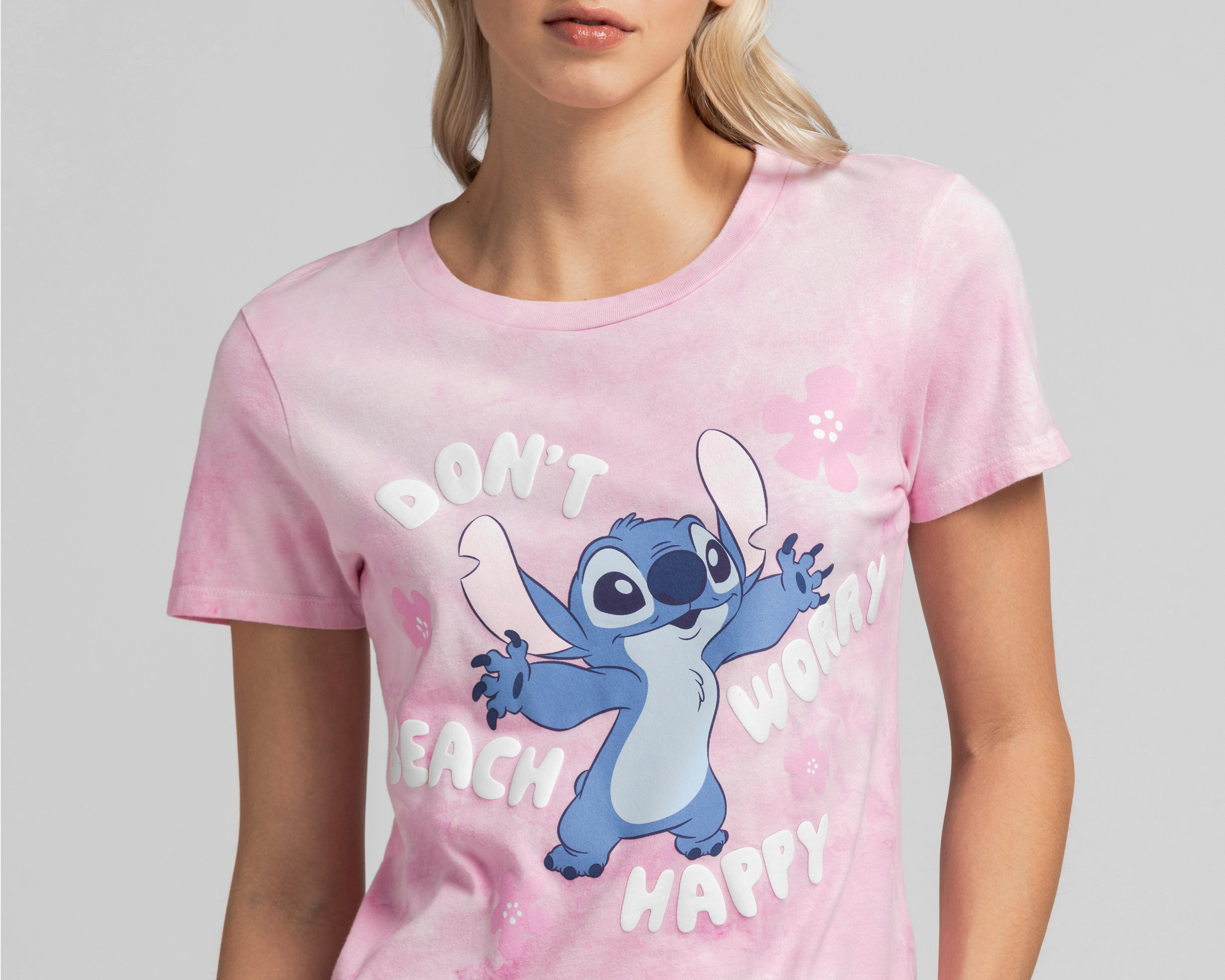 Foto 4 pulgar | Playera Disney Stitch para Mujer